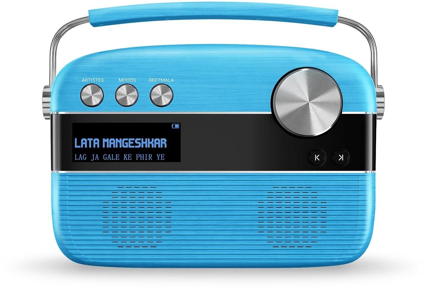 Carvaan Portable Digital Music Electric Blue (Electric Blue)
