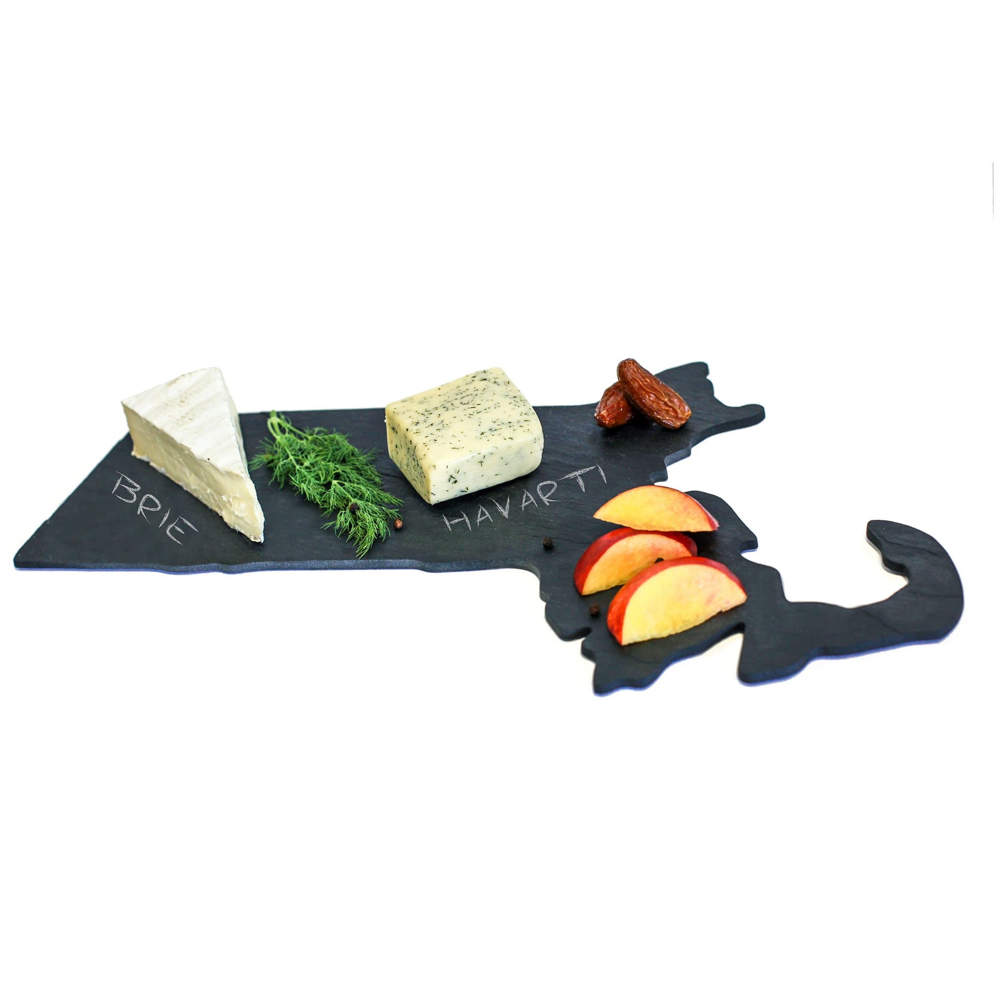 Slate Cheese Board - MASSACHUSETTS