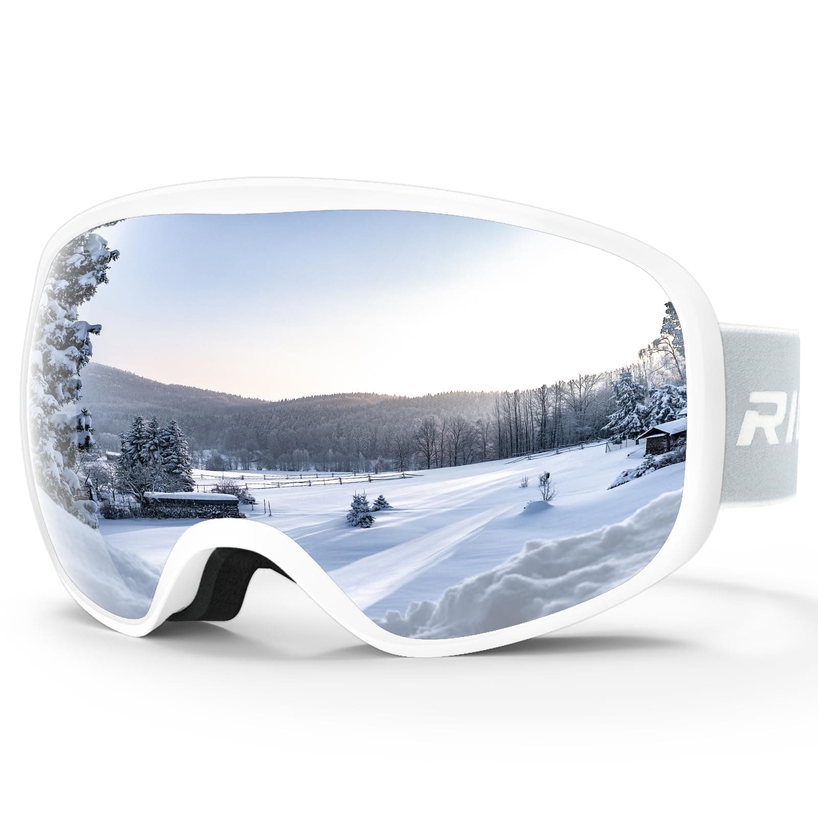 Ski Goggles Snowboard Goggles for Men Women Adults Youth,Over Glasses OTG/100% UV Protection/Anti-fog/Wide Vision