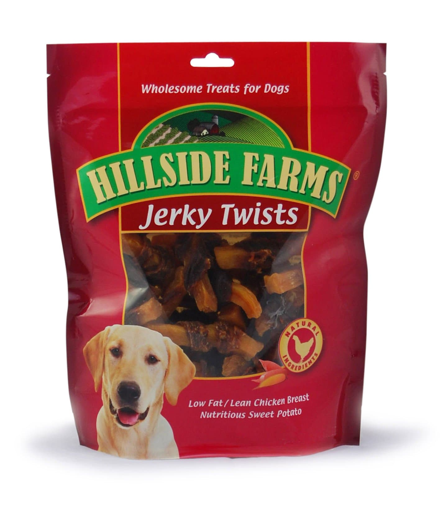 Chicken and Sweet Potato Premium Dog Treats, Jerky Twists, 32-Ounce