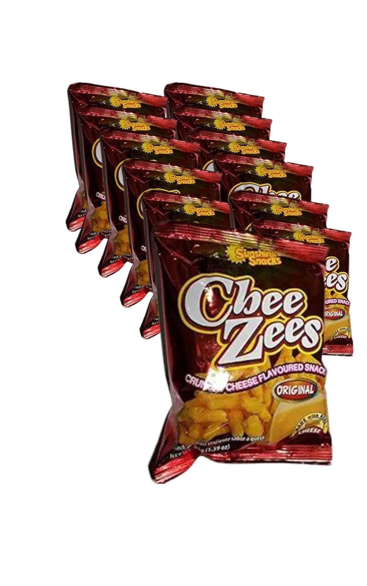 Sunshine Oven Baked Snacks (pack of 12) (CheeZees, 45g)