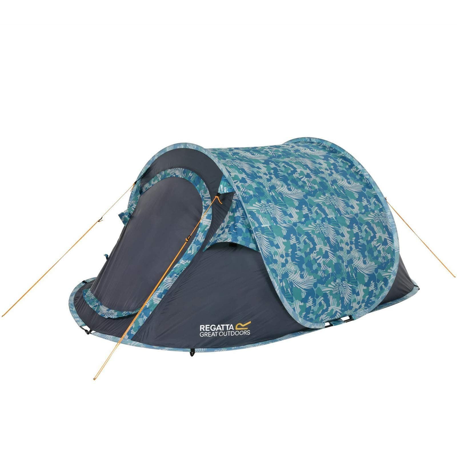 Regatta Malawi 2 (Print) Unisex Adult Tent, Green Tropcl, One Size