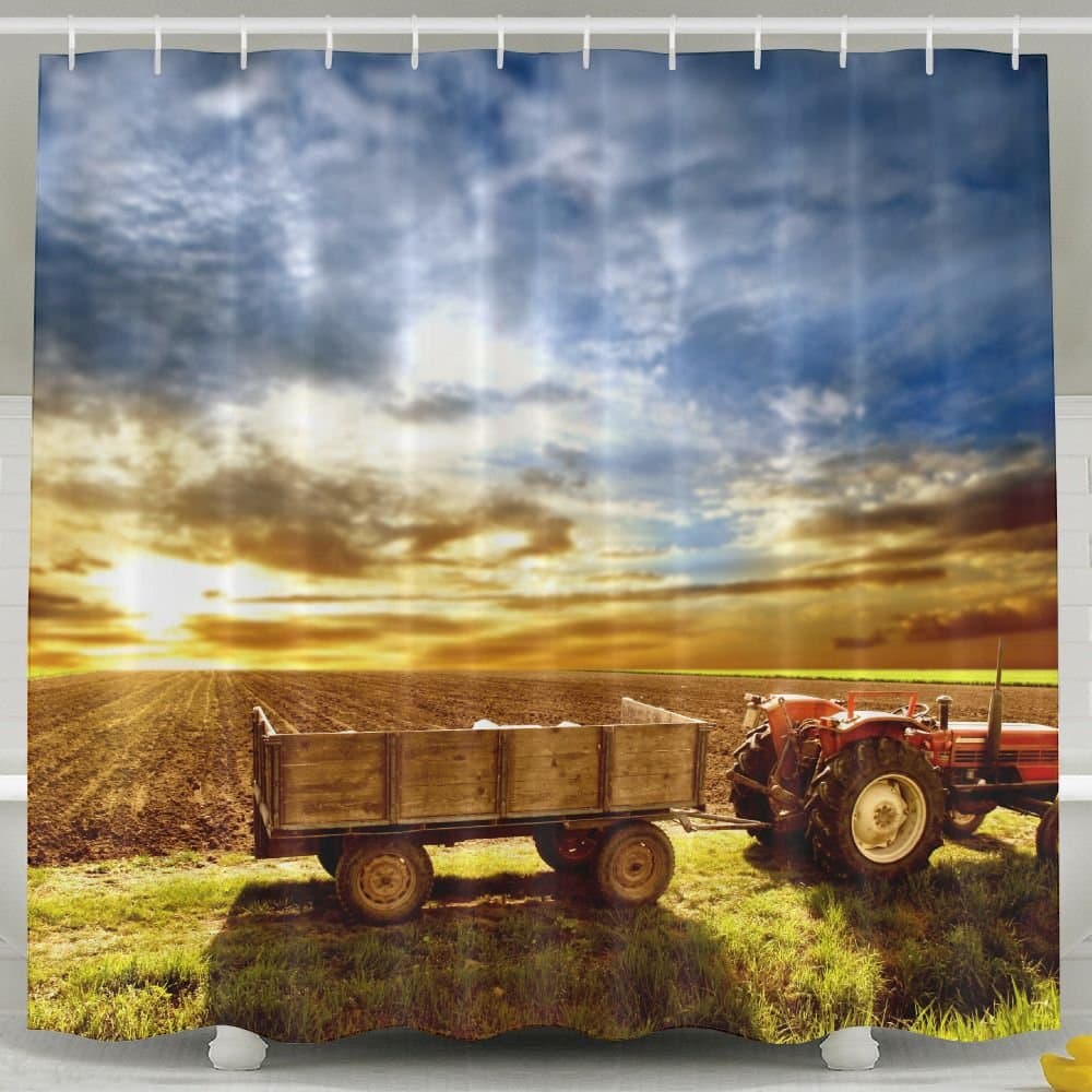 Xoxoai A Agriculture Landscaped Shower Curtain Classic 6072inch