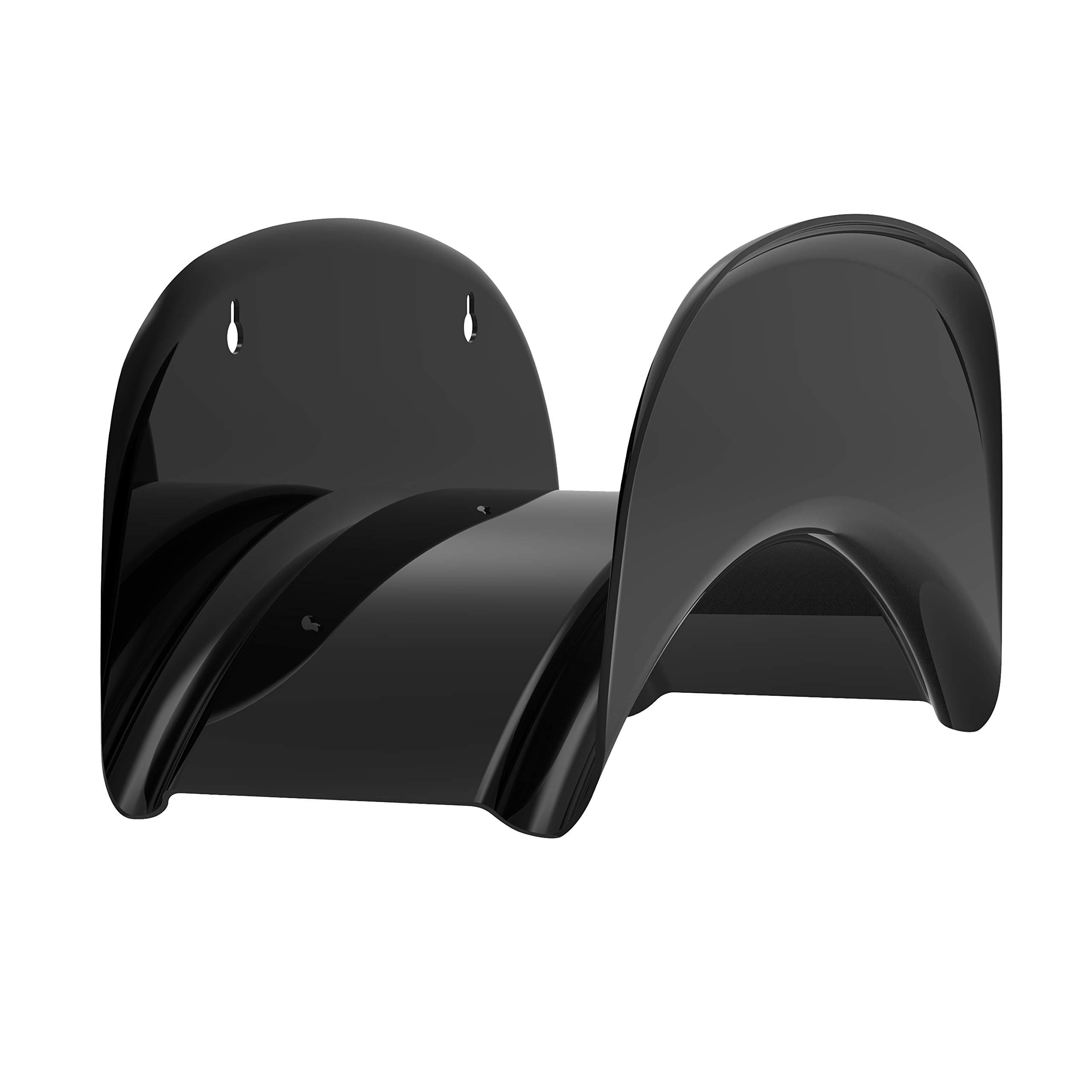 Heavy Duty Hose Hanger Wall Mount, Hose Holder, Hook, Rack, Support for Outside, Black