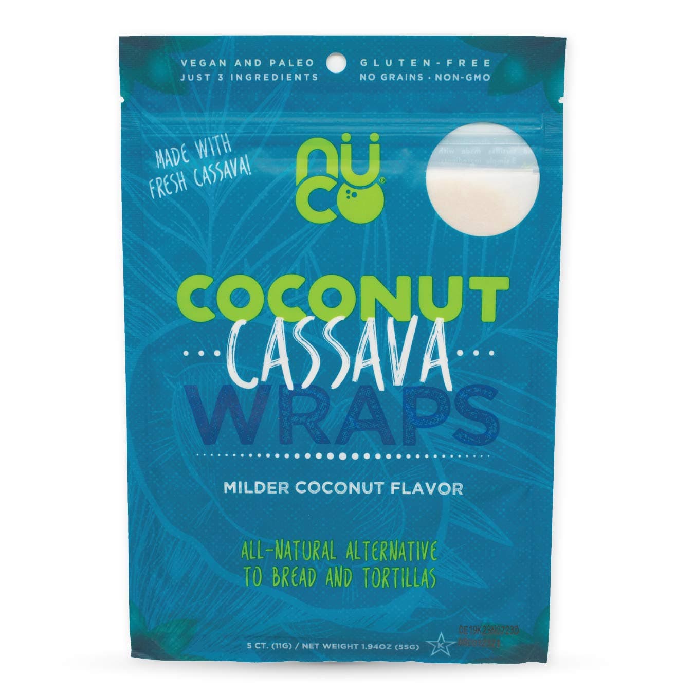 NUCO - Coconut Wraps - Cassava 55g