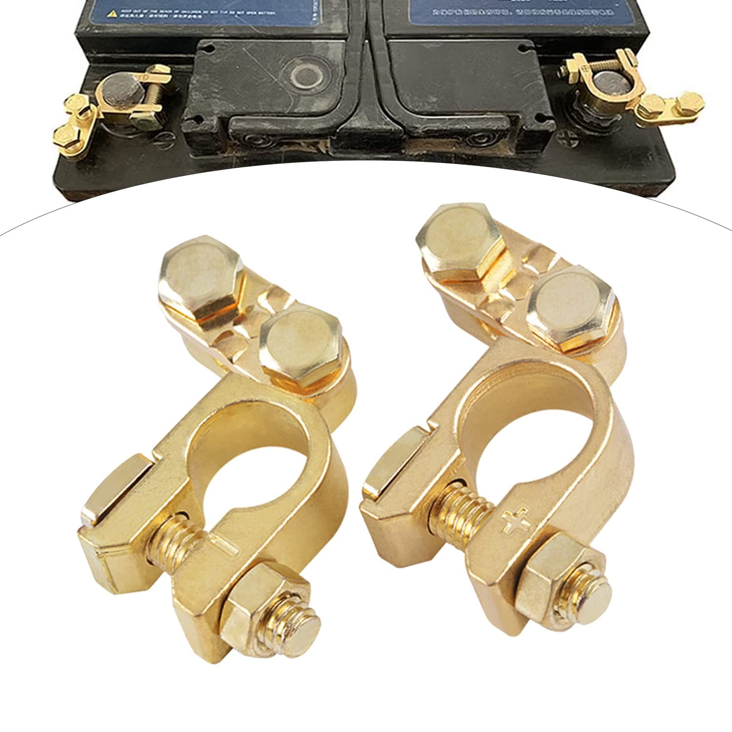 Car Battery Connectors For Leisure Terminals Clamps Set Positive Negative terminal connector battery car