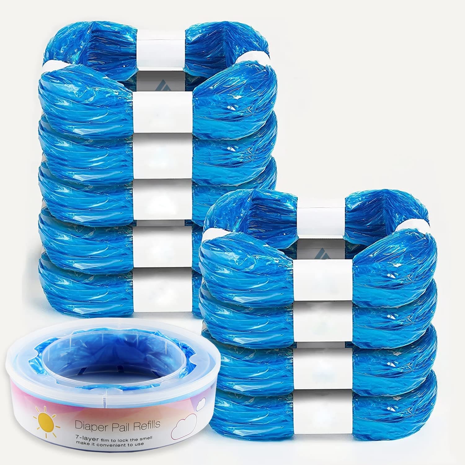 Pack of 9 Nappy Disposal Refills For Angelcare Nappy Bin Liners Nappy Pails System Nappy Bin Refill