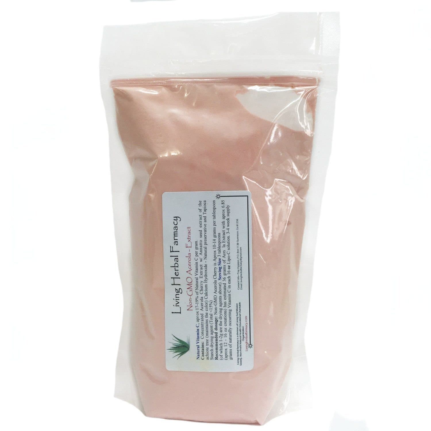 Living Herbal Farmacy, Acerola Cherry Extract- NON-GMO-1lb