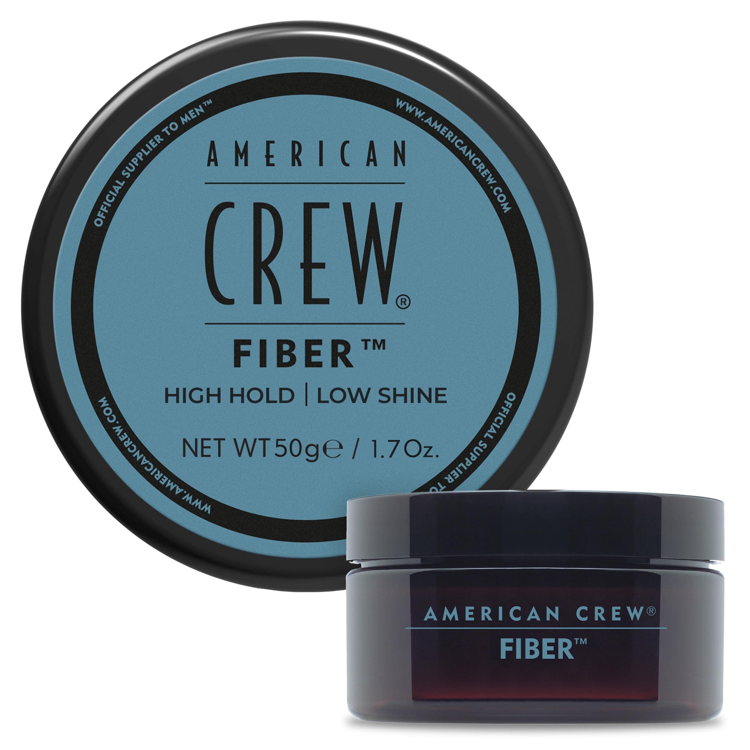 American Crew Men's Hair Fiber, Like Styling Gel with High Hold & Low Shine, Travel Size, 1.7 oz