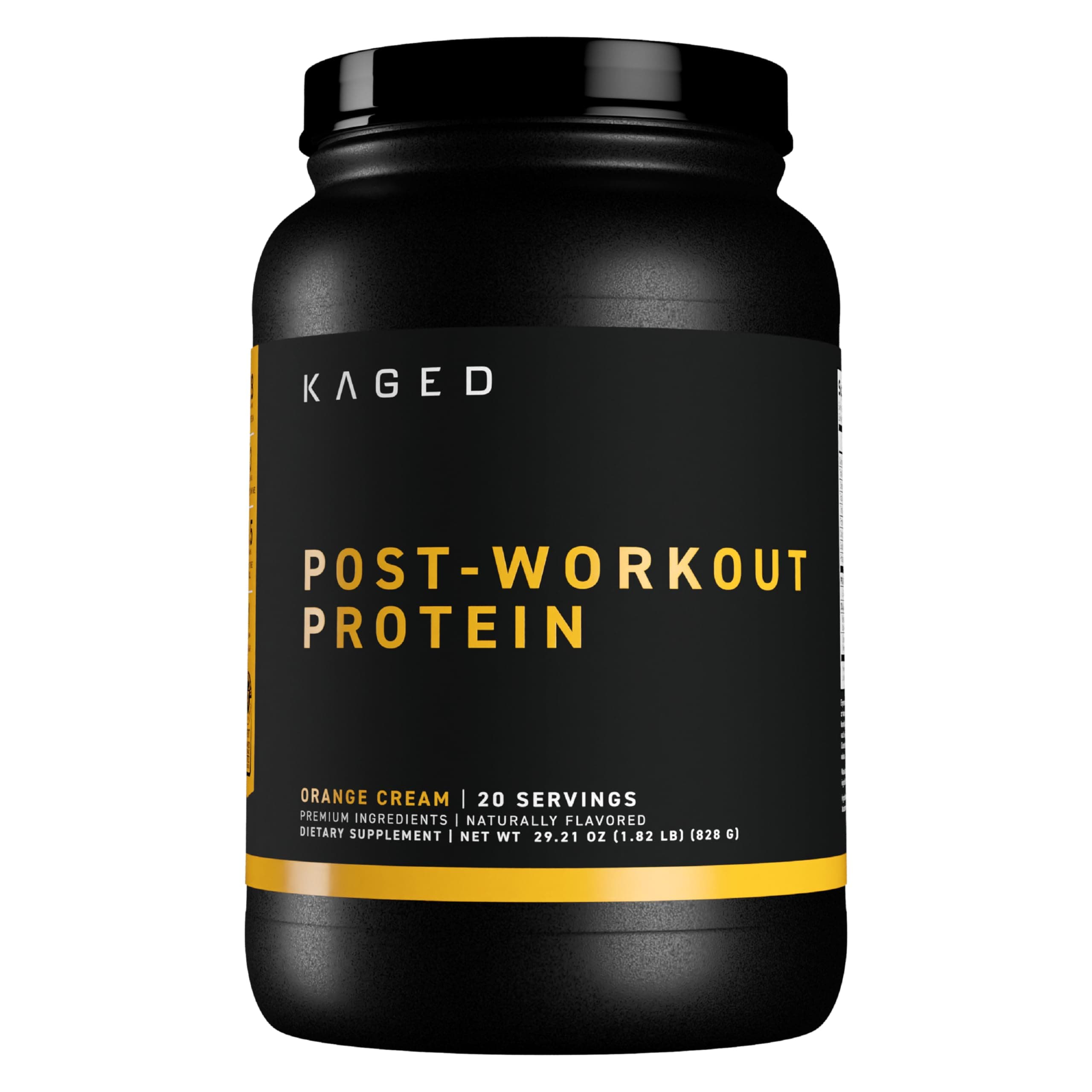 Kaged Muscle Post Workout Whey Protein Powder - 20 Servings (Orange Kream)