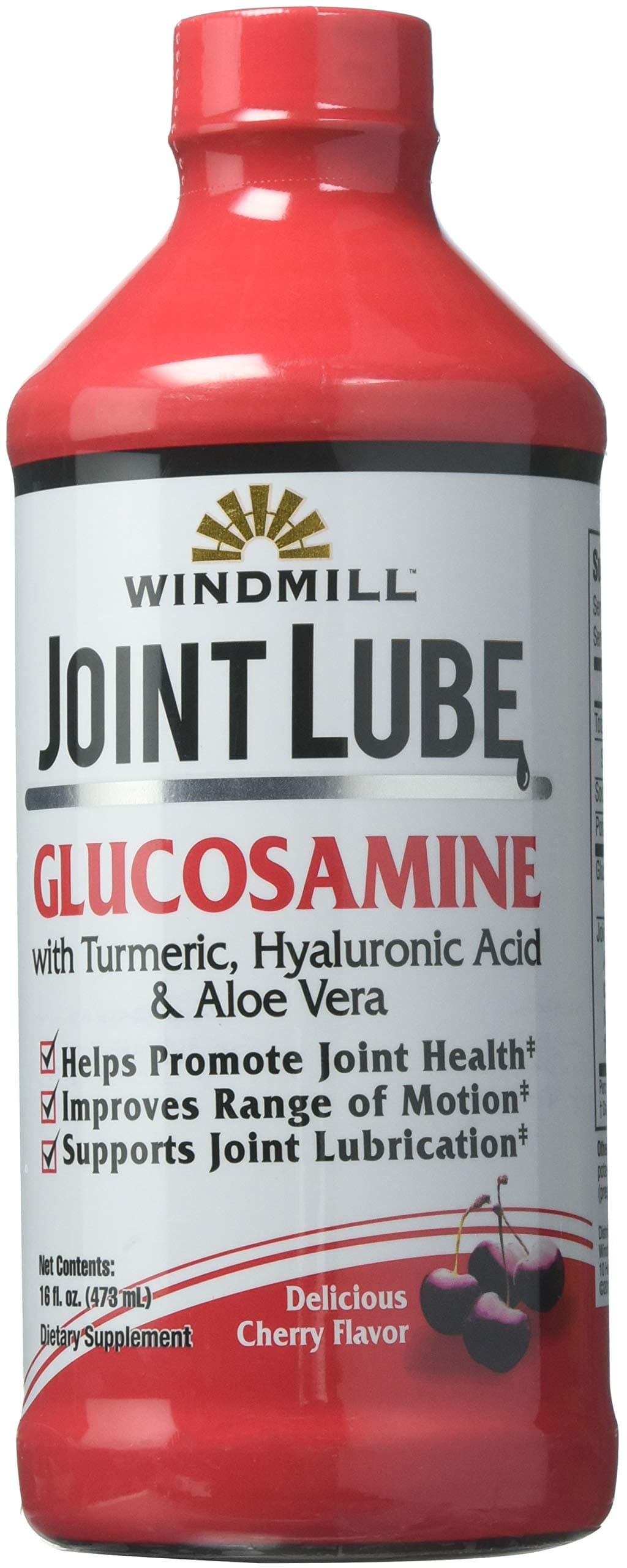 Joint Lube Glucosamine Liquid Cherry Flavor 16 oz (Pack of 4)
