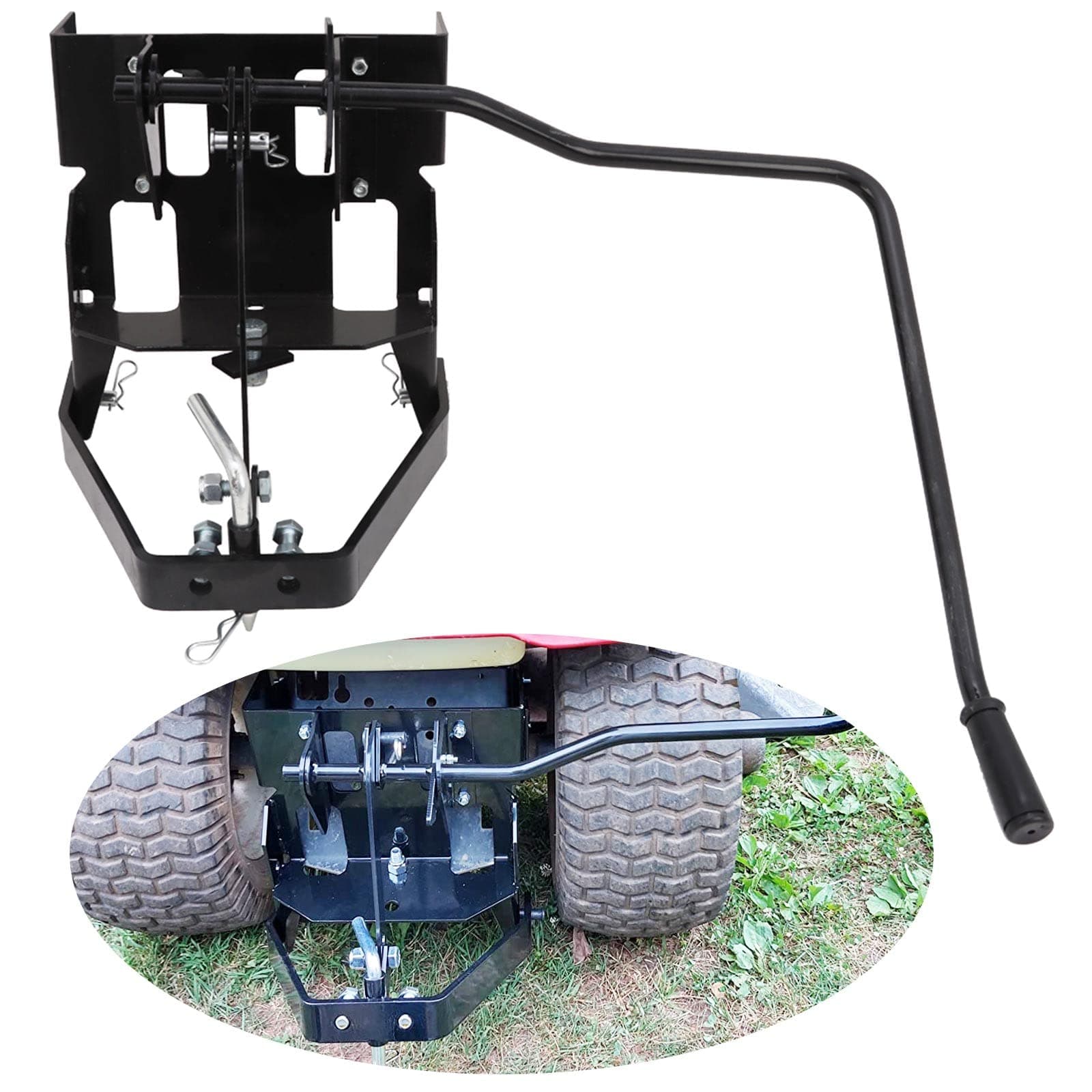 Garden Tractor Sleeve Hitch Attachment Rear Mounted Fit for Husqvarna 585607901 Craftsman Tractors with 22" & 23" Tires