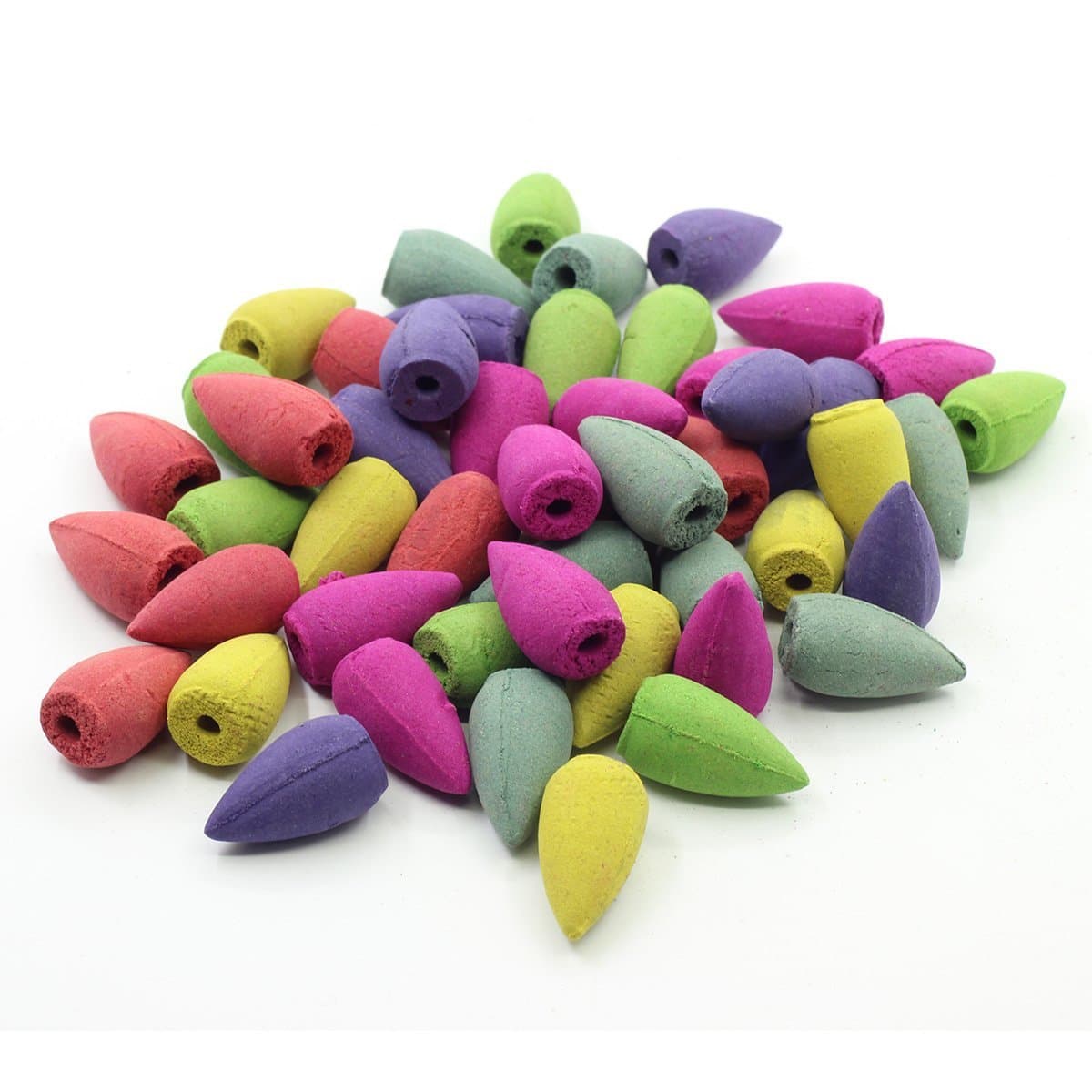 zhangliang Mixed (Pack of 100 Cones) Natural Reflux Scents Tower incense Rose Jasmine Lavender Osmanthus Sakura Smoke Cone reflux tower incense Backflow Bullet