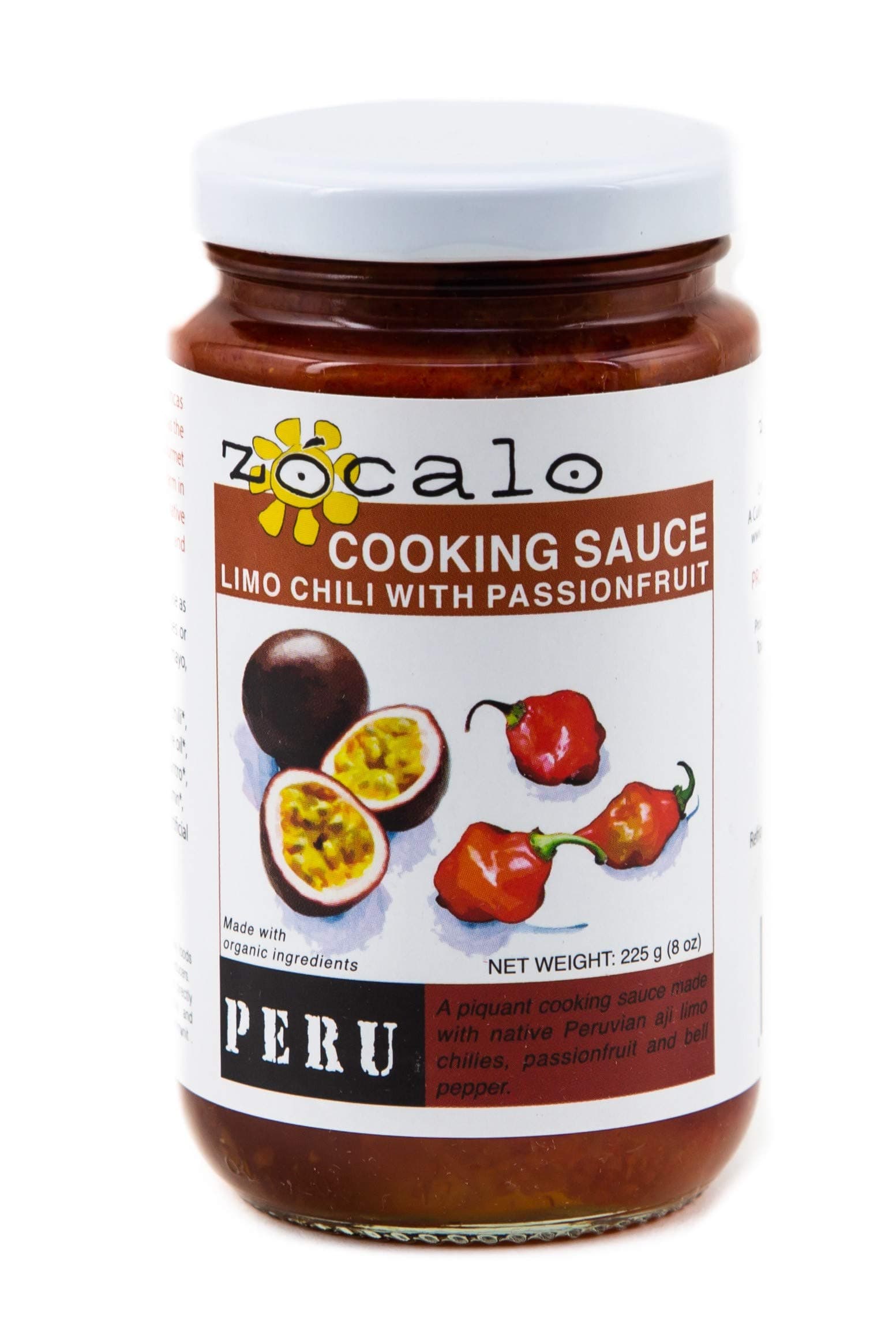 Zócalo Organic Aji Sauce - Limo Chili with Passionfruit (8 ounces)
