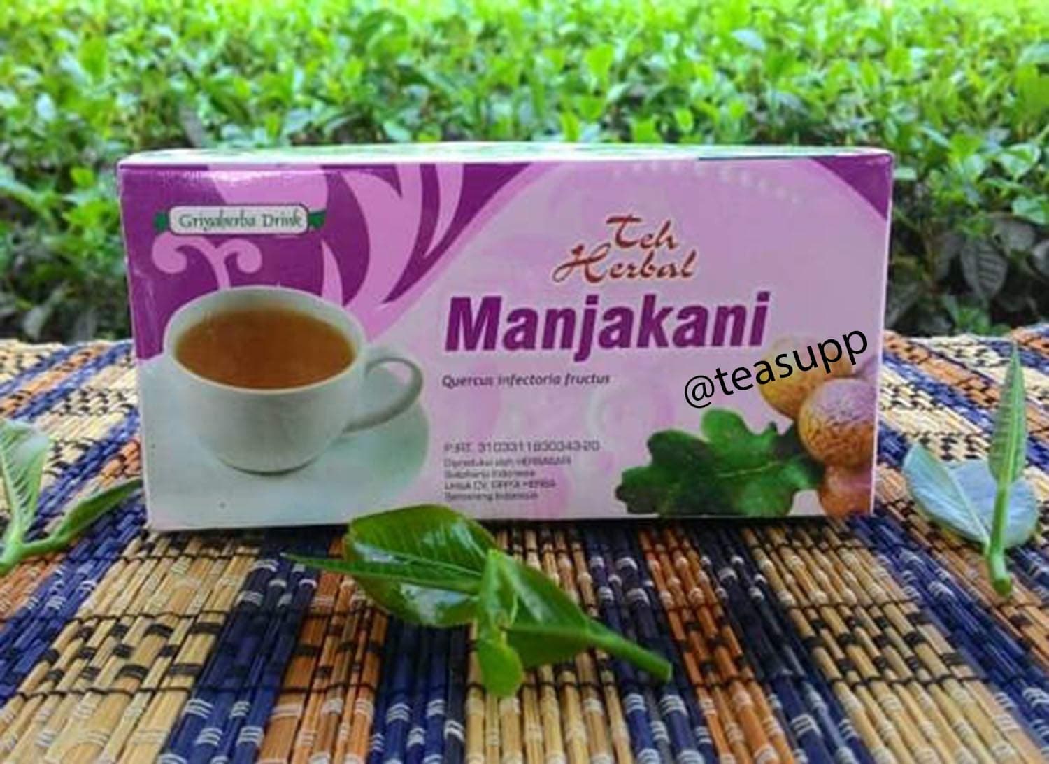 2 x 20 TeaBags Manjakani Oak Gall Quercus Infectoria Pure Herbal Halal Tea
