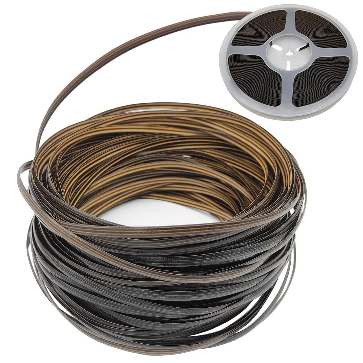 RNY Rattan Repair Basket Rattan Rattan Fabric for Knitting and Repairing Rattan Chair (Brown Gradient, 60ft)