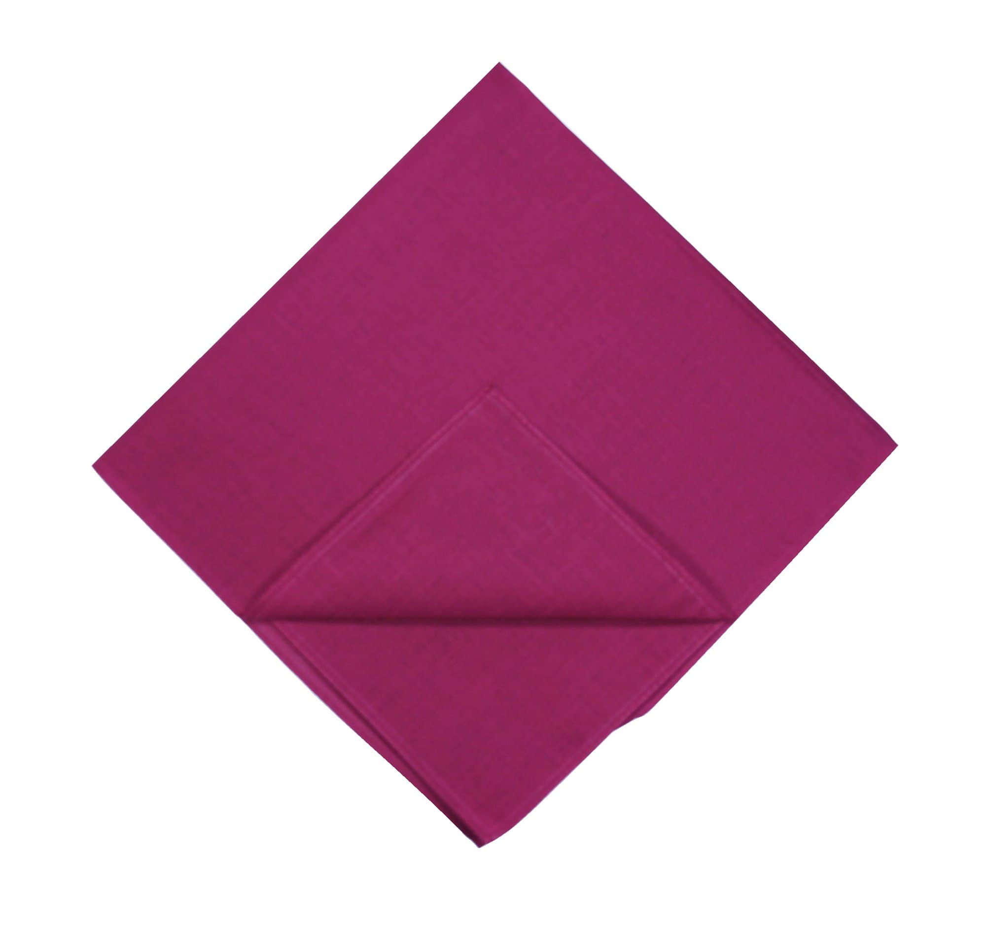 Solid Burgundy Red Bandana