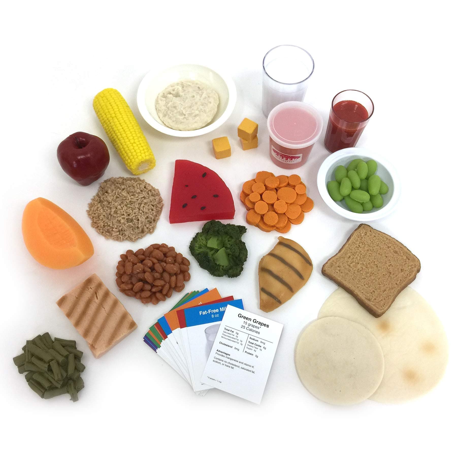 MyPlate Starter Faux Food Package (20)