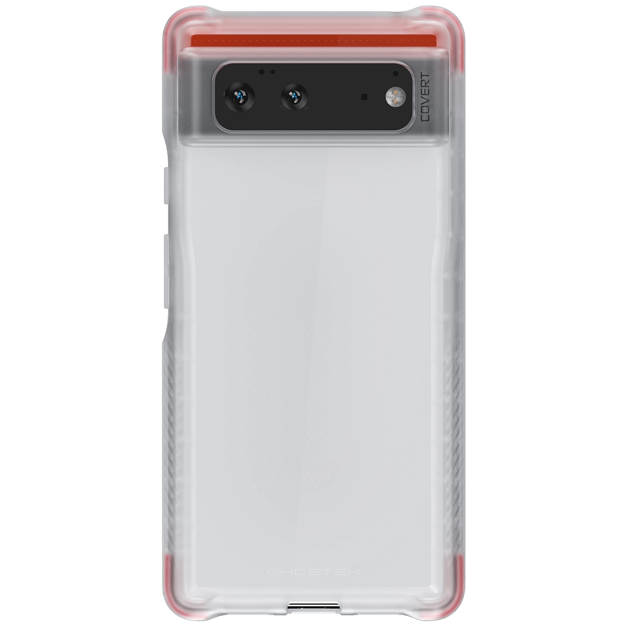 COVERT Pixel 6 Case Clear with Ultra Thin Design and Non-Slip Grip Supports Fast Wireless Charging Shockproof Protective Phone Cover Designed for 2021 Google Pixel6 5G (6.4inch) (Cloudy Clear)