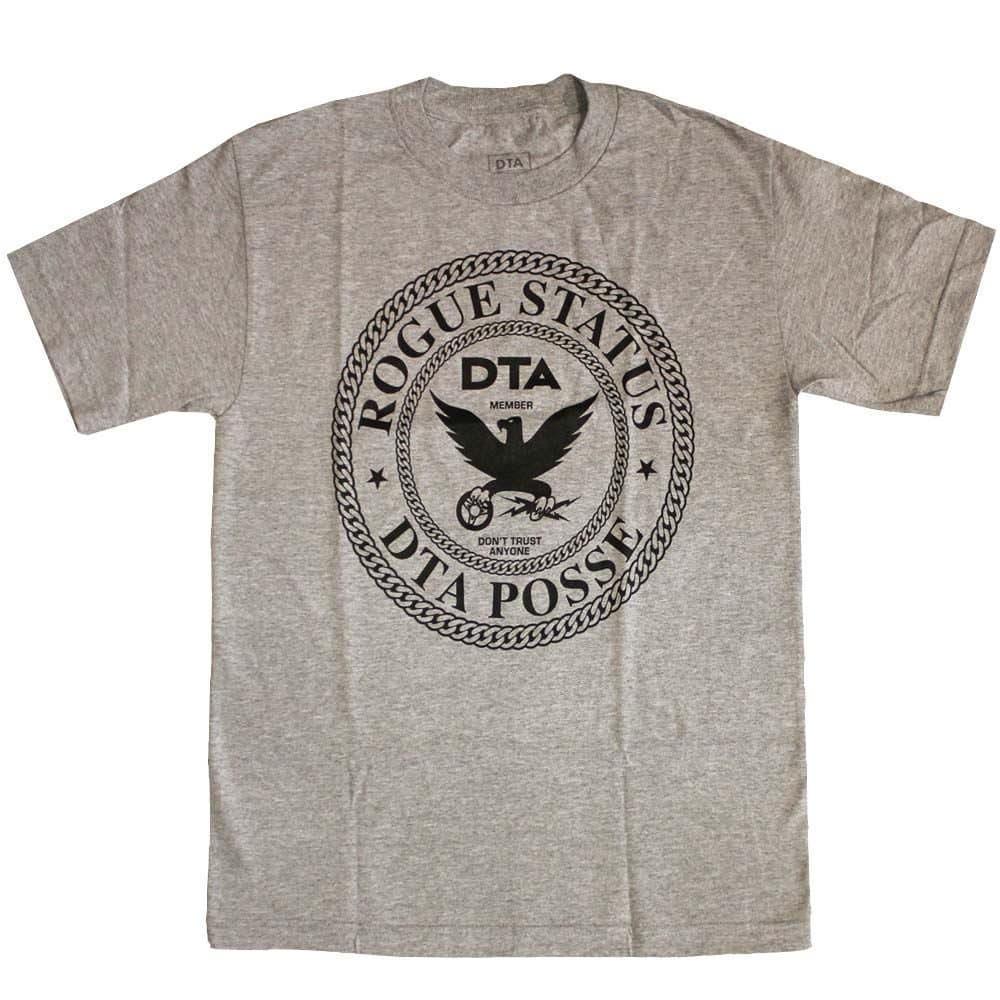Dta PosseDTA RS Chain Crest T-Shirt Athletic Heather Black