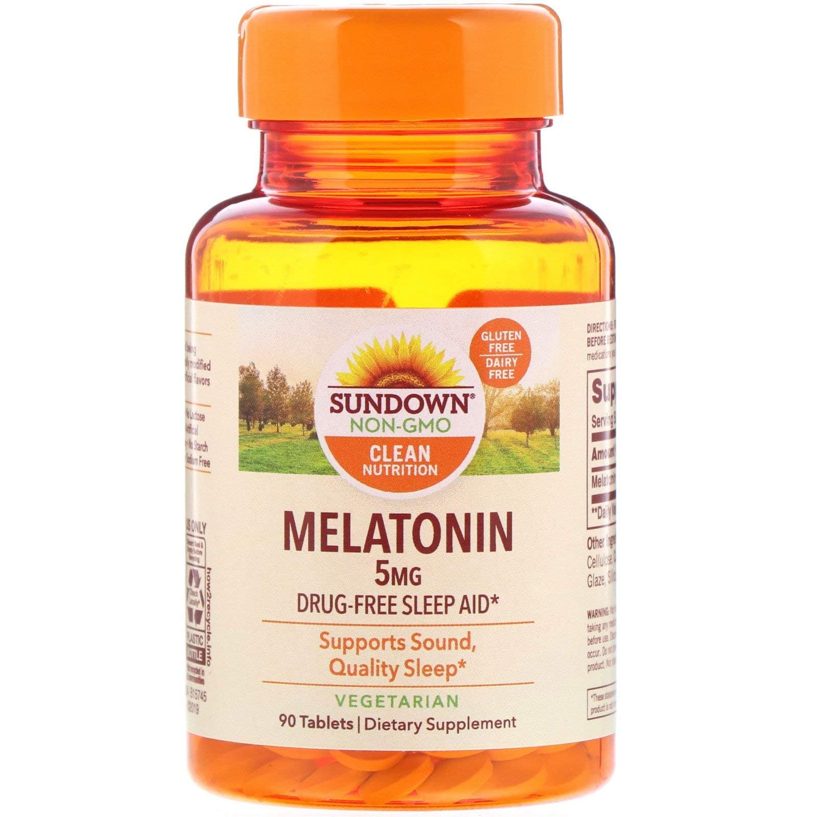 Sundown Melatonin 5 mg Tablets 90 ea