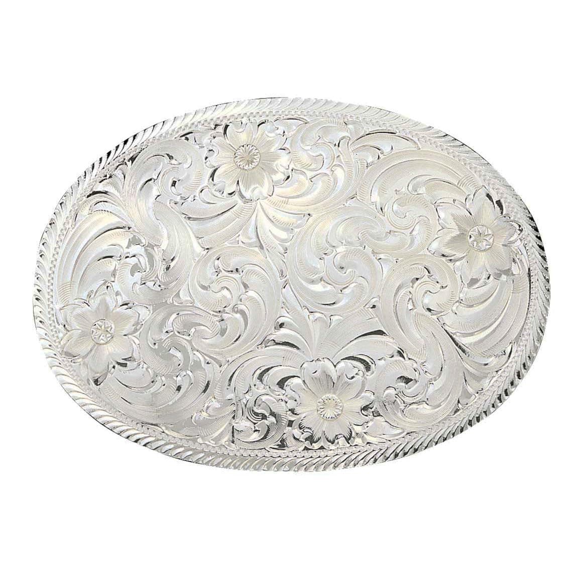 Western Lifestyle Silver Made in the USA Belt Buckle