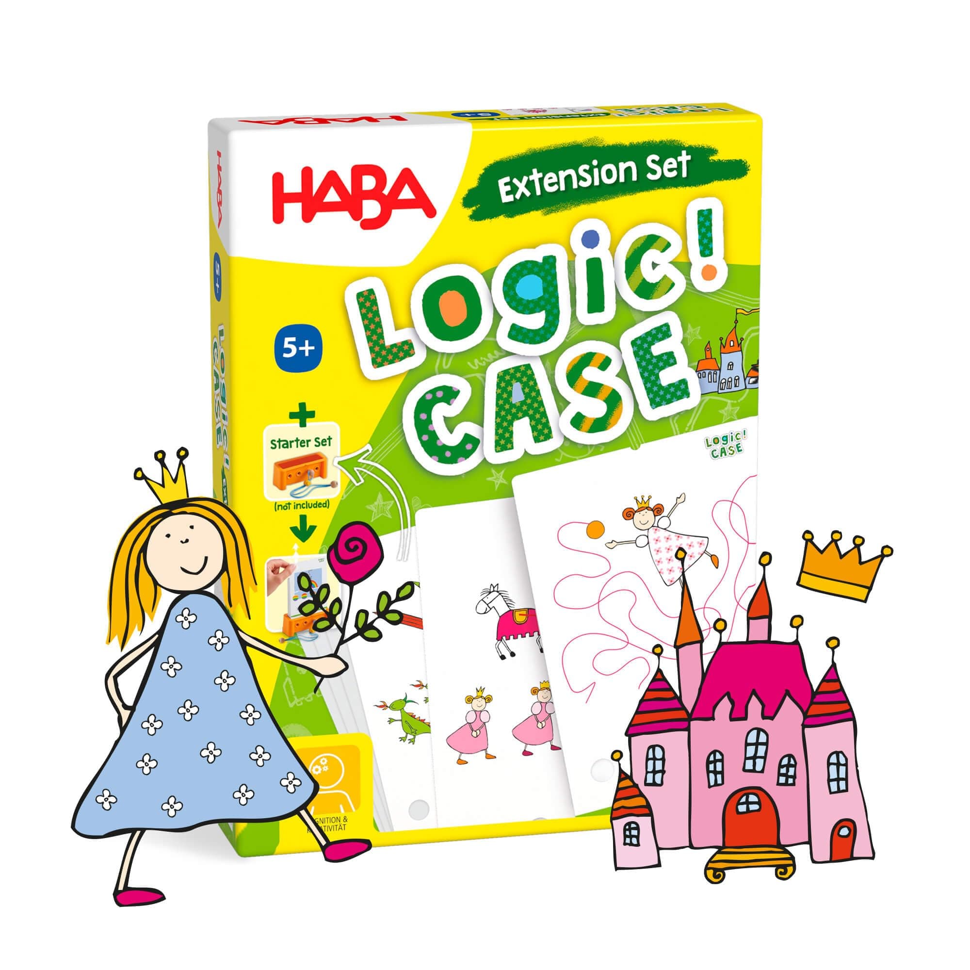 HABA LogiCase 306125 Extension Set – Princesses, Gift Game from 5 Years