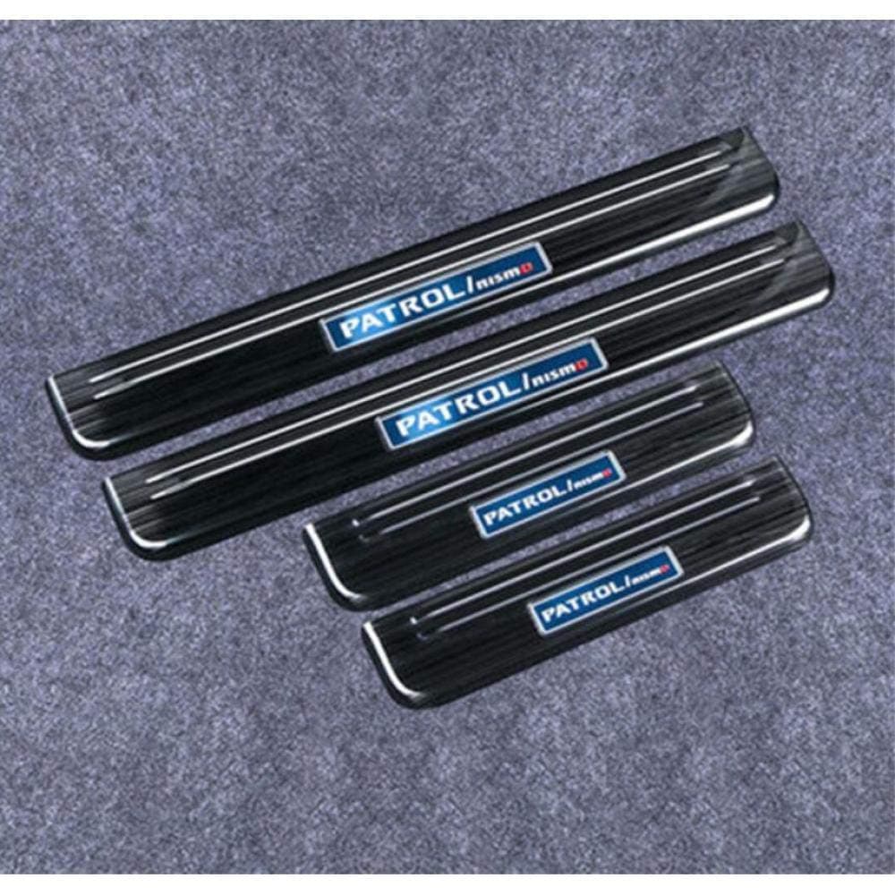 YXSMTB Welcome pedal sill pedal accessories decorative interior for Nissan Patrol Y62 2012 2019