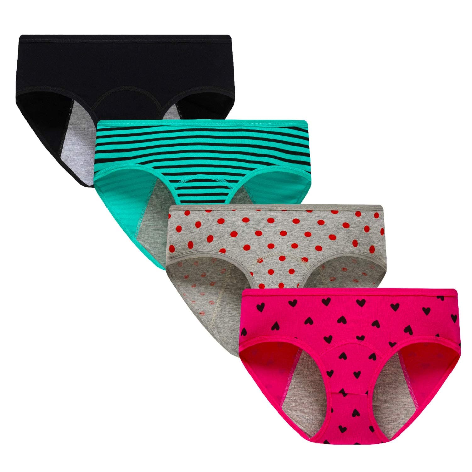 - Teen Girls Period Underwear Cotton Soft Women Panties For Teens Briefs