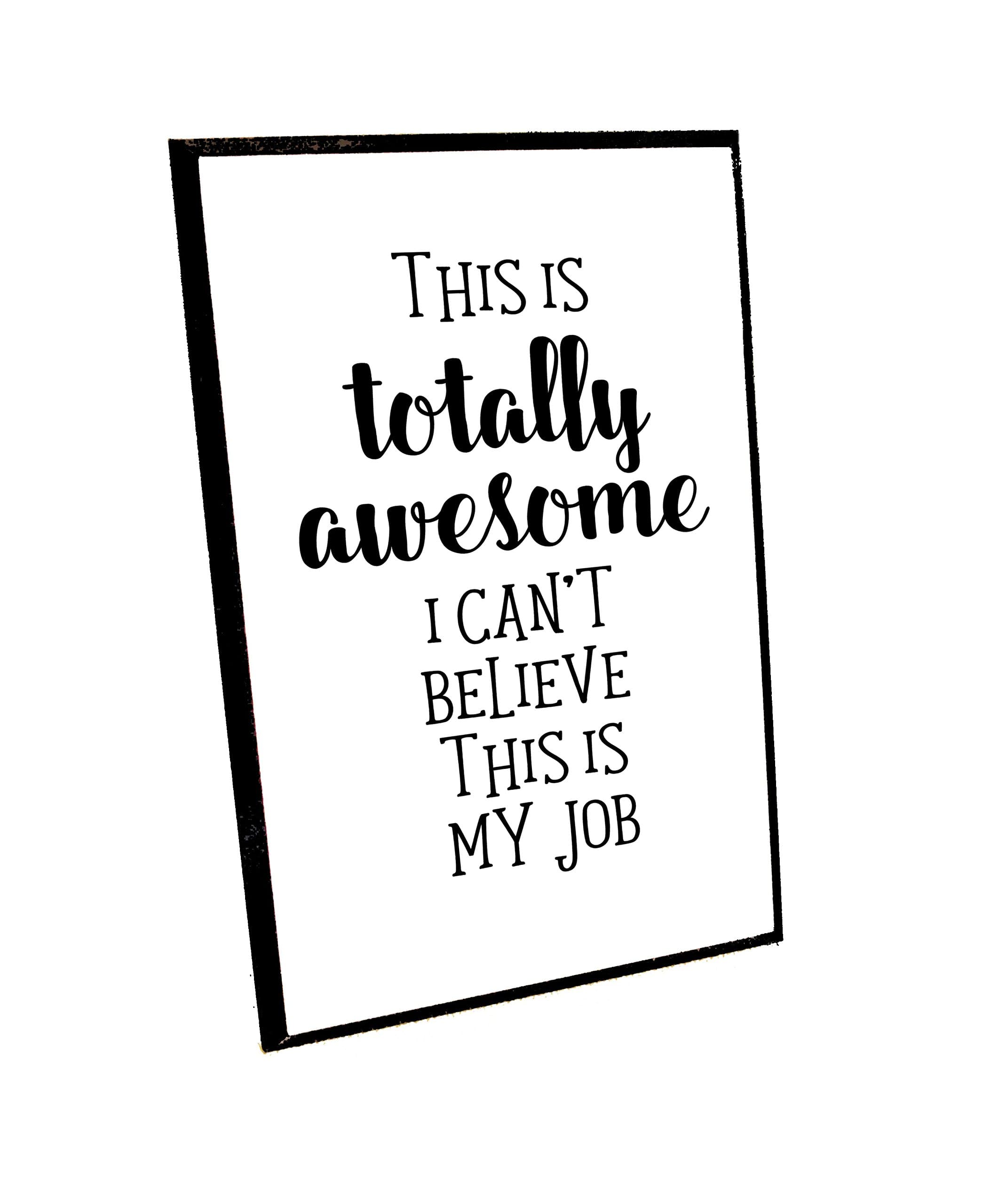 Funny Sayings Sign, Humorous Office Signs - Decorative 4"x6" Plaque