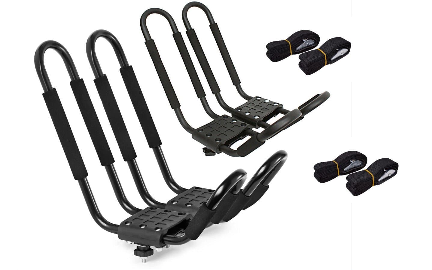American phoenix [J-Bar] Kayak Holder Carrier Top Monte Roof Rack Boat SUV VAN SKi Surf (2 Pair)