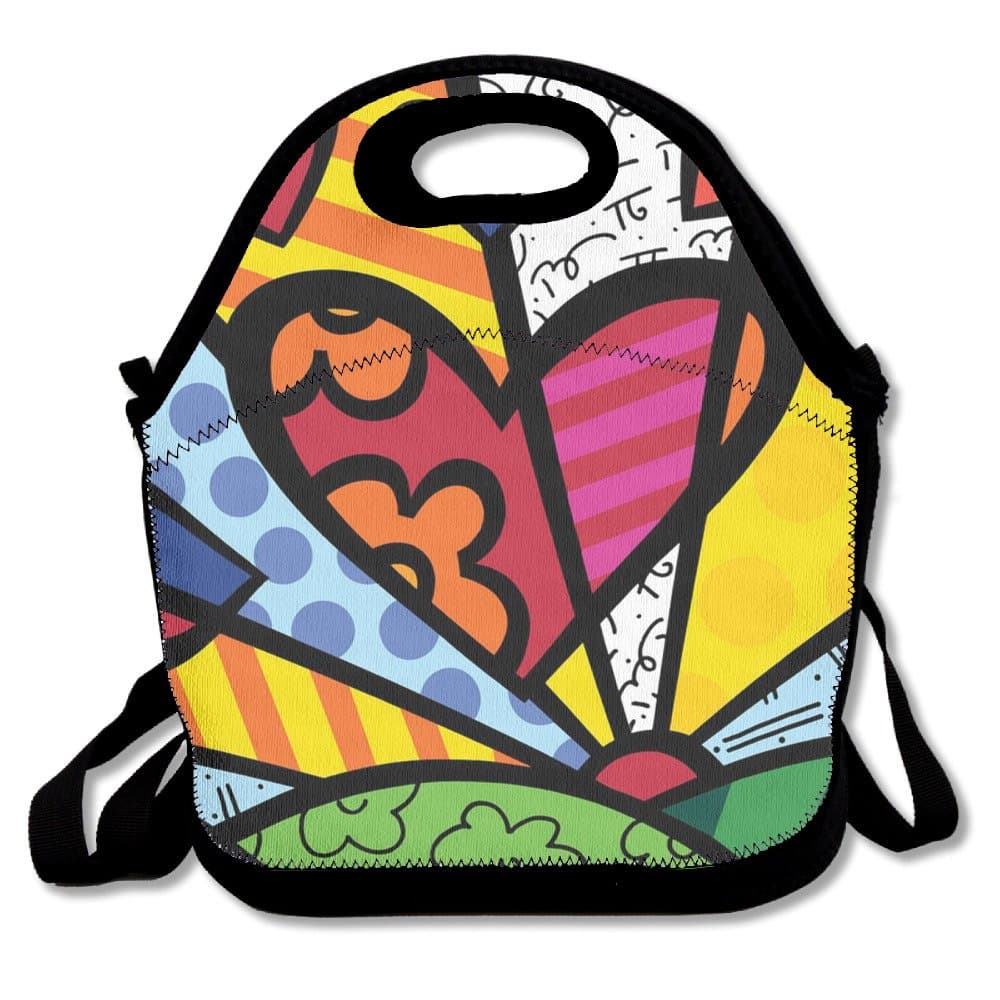 TuJa Day Romero Britto Waterproof Outdoor Travel Picnic For Women, Adults, Kids, Girls, And Teen Girls