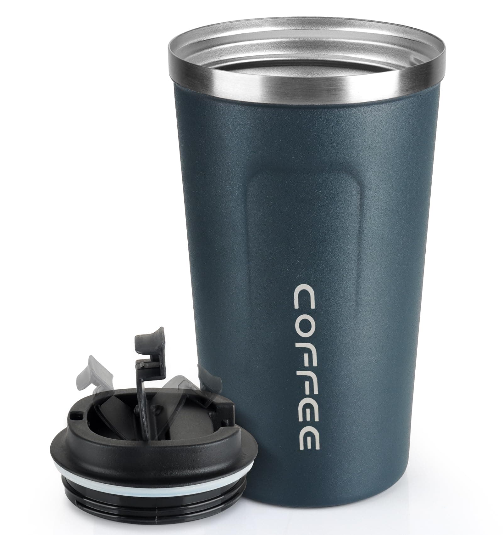 Coffee Mug 17oz - Insulated Travel Mug Spill Proof with Leakproof Lid Vacuum Stainless Steel Travel Coffee Mug Water Tumbler to GO, Reusable Coffee Cup for Men and Women for Hot & Cold Drinks