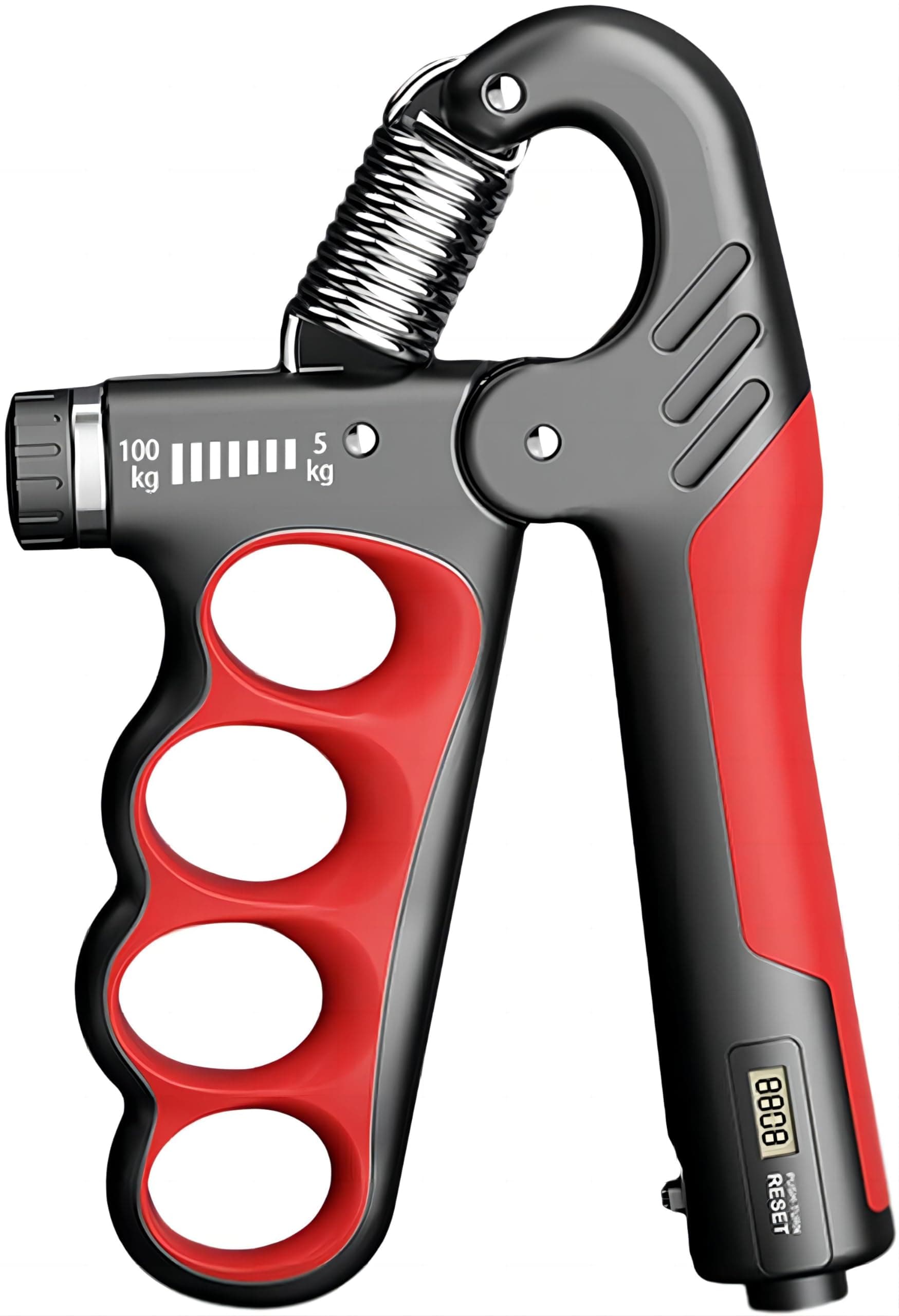 COOLBABY Grip Strength Trainer, Adjustable Resistance 5-100 Kg Grip Strengthener, Non-Slip Counting Hand Gripper For Muscle Building