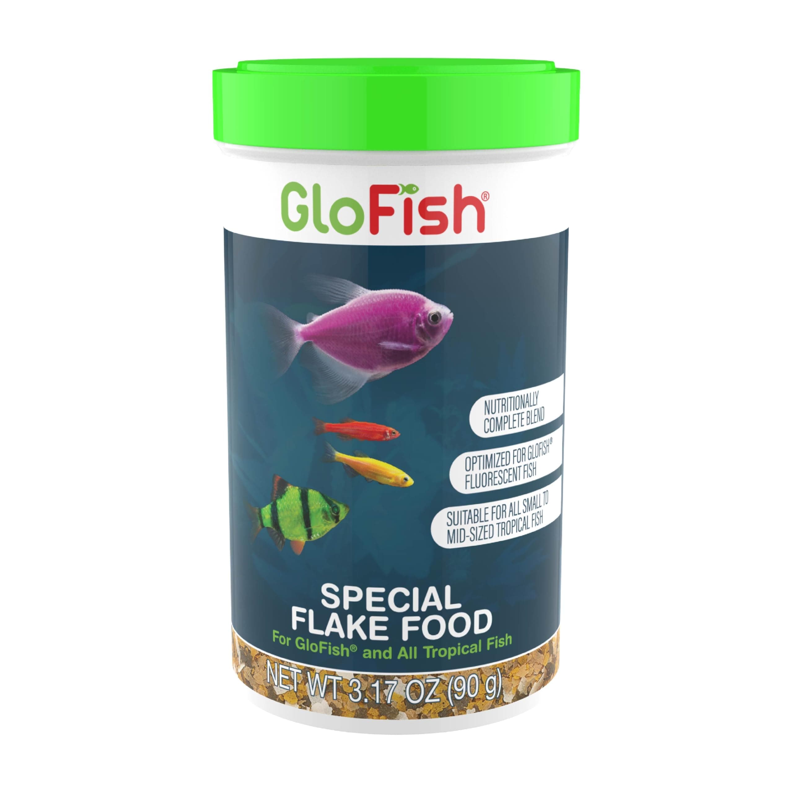 Special Flake Food for Fish, 3.17 Ounces, Treat GloFish and Small to Mid-Sized Tropical Freshwater Fish to a Nutritionally Complete Blend