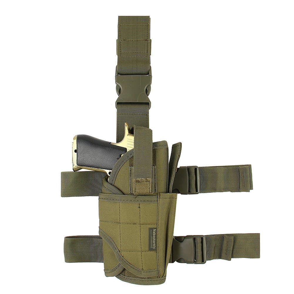 Drop Leg Holster, Right Handed Tactical Thigh Pistol Gun Holster Leg Harness