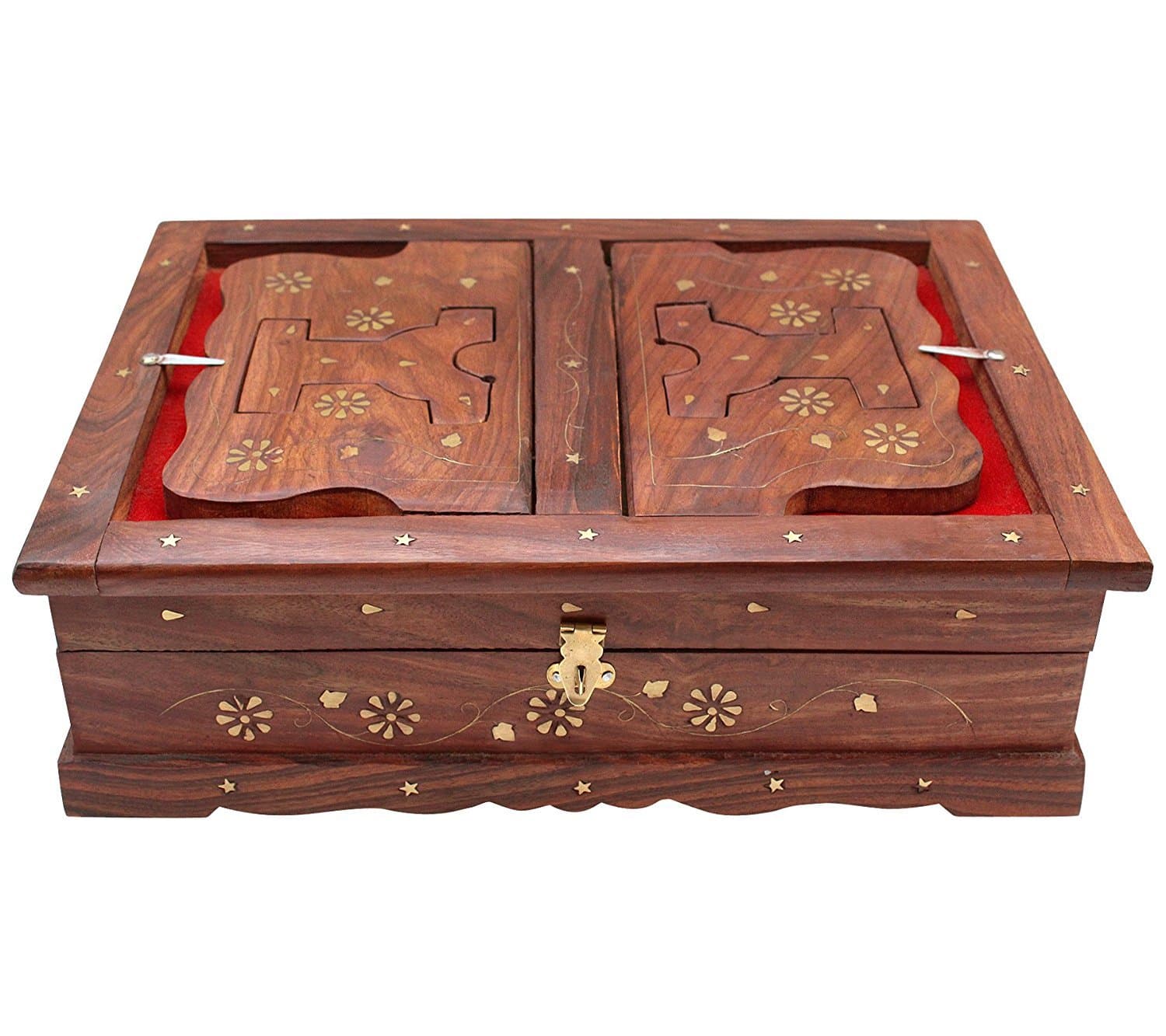 BuyCraft Wooden Quran,Geeta Rehal Box