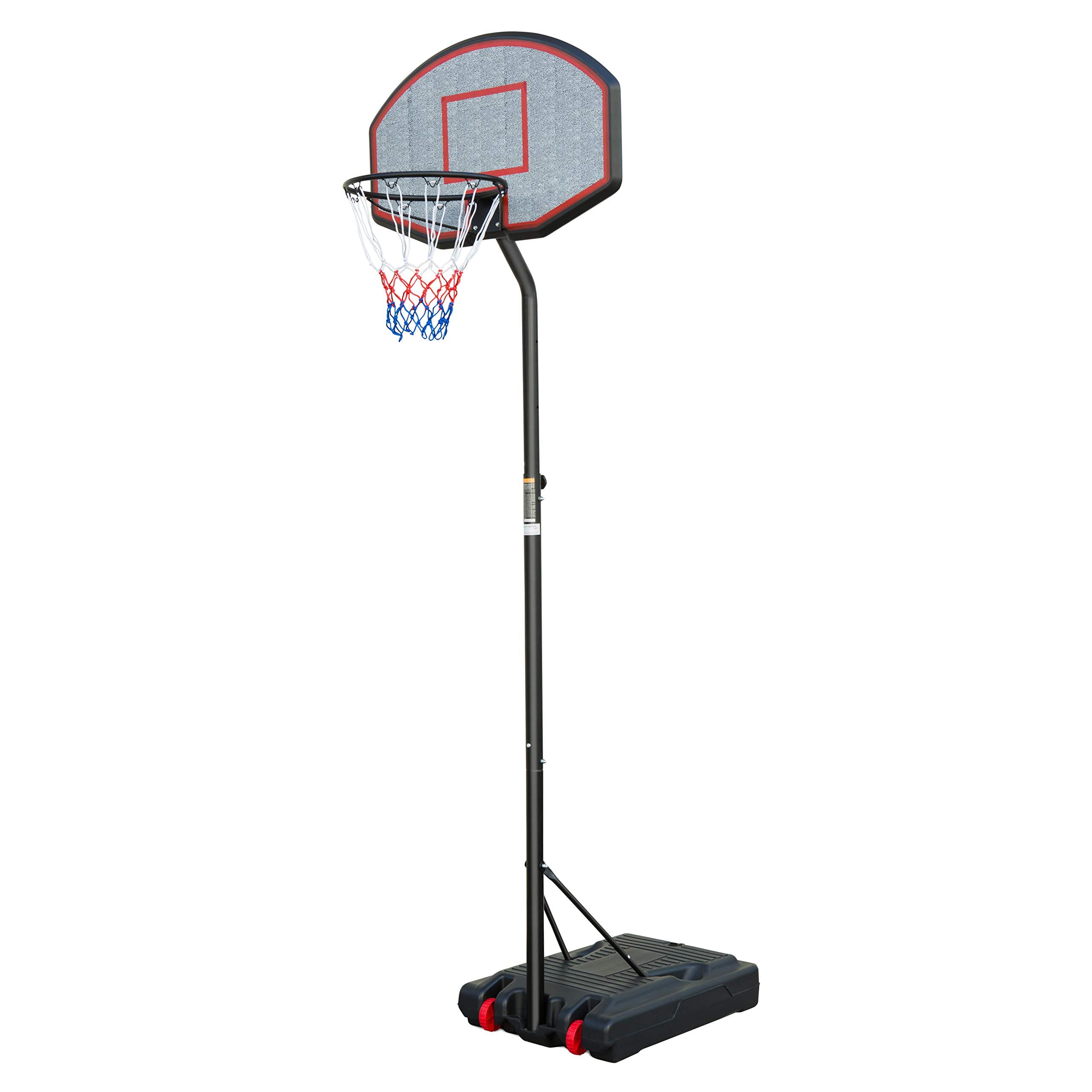 KKB Sport Pro Court Height-Adjustable Portable Basketball Hoop & Free Standing System for Kids