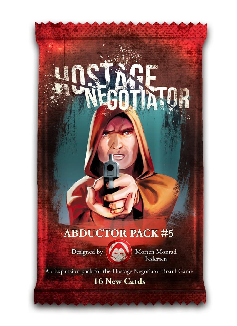 Van Ryder Games Hostage Negotiator Abductor Pack 5 – A Game Expansion 20 Minutes of Gameplay for 1 Player – for Teens and Adults Ages 15+ - English Version