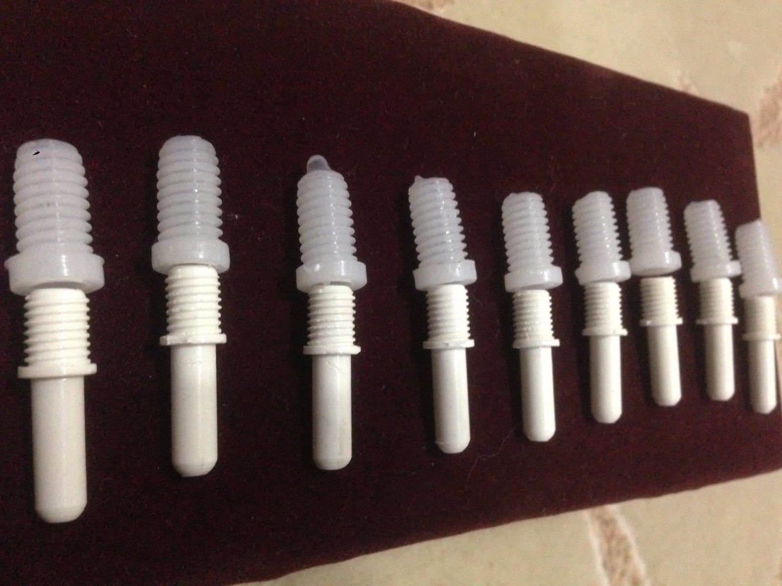 Lot of 5 Meerschaum teflon delrin Screw fitting for Meerschaum Pipe Repair