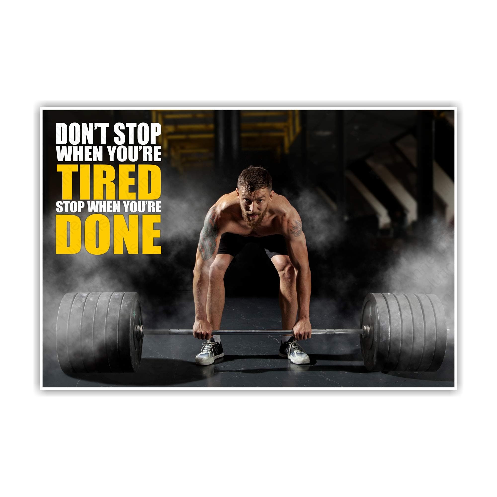 Anne Print Solutions® Gym Posters for Motivational Poster | Inspirational Gym Posters Pack of 1 Pcs Size 13 Inch* X19 Inch* Multicolor