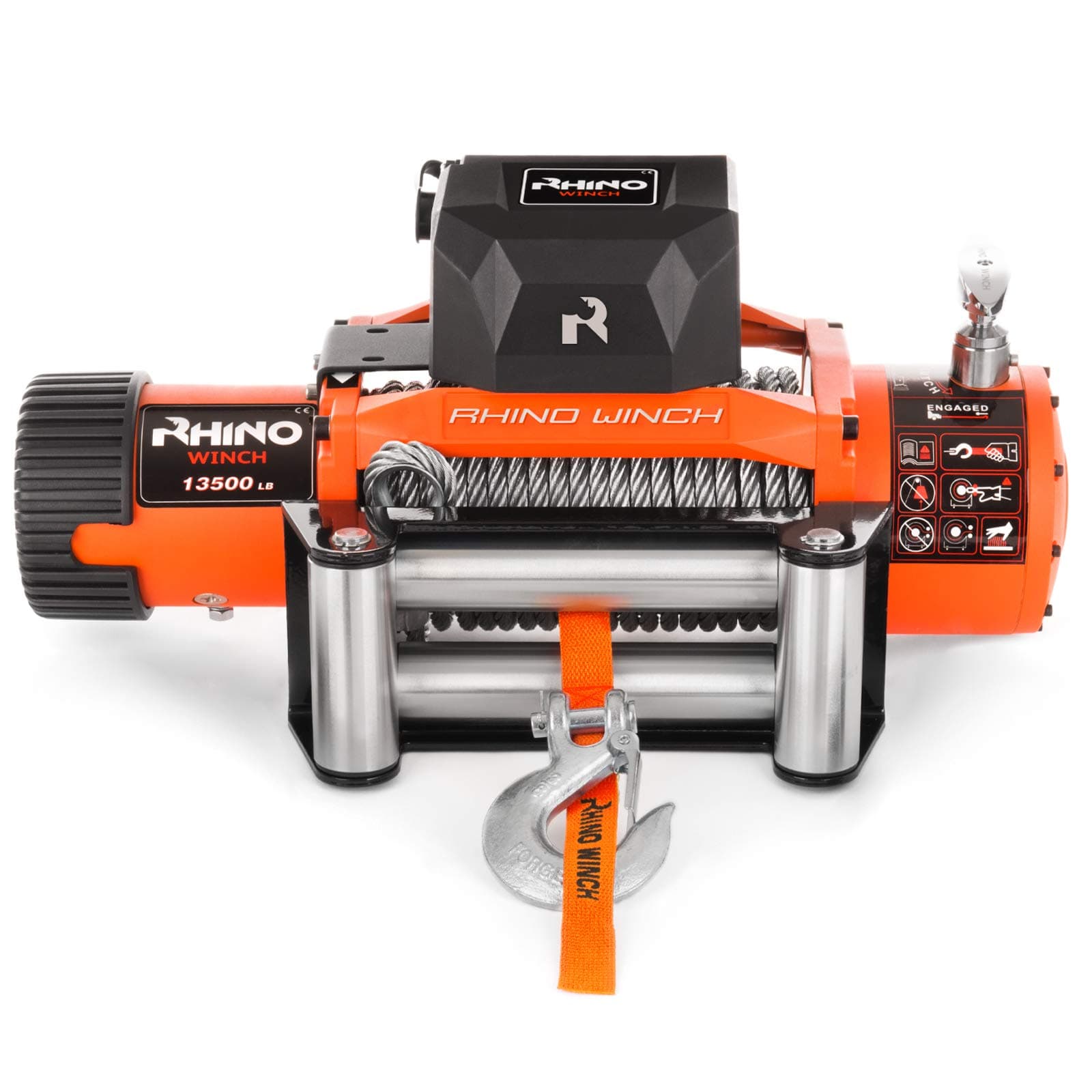 13500lbs Steel Cable 24V Electric Winch