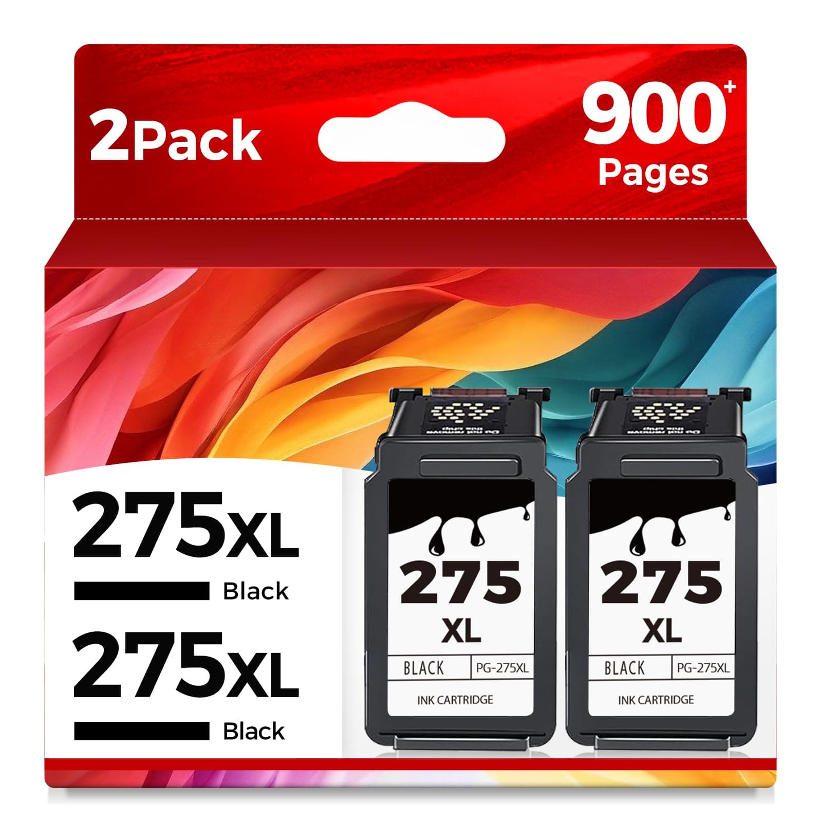 - PG-275XL Compatible Ink Cartridge Replacement for Canon Ink 275 275XL PG275 XL Black Ink Cartridges for TS3522 TR4720 TR4722 TS3520 TS3500 TR4700 TS3700 TS3720 TS3722 Printer (2 Black)
