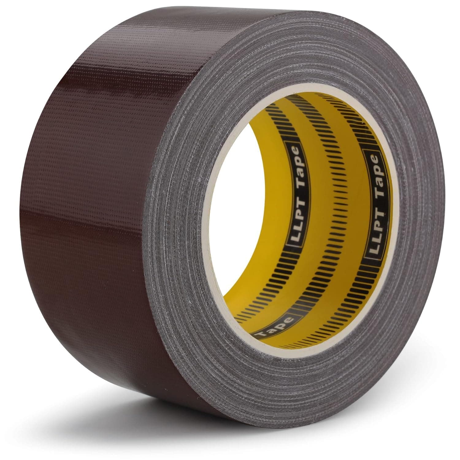 LLPT Duct Tape Dark Brown Premium Grade 2.36 Inches x 108 Feet Heavy Duty Easy Tear Strong Adhesive for Moving Packing Color Coding Art Craft DIY Projects Repair (DT254)