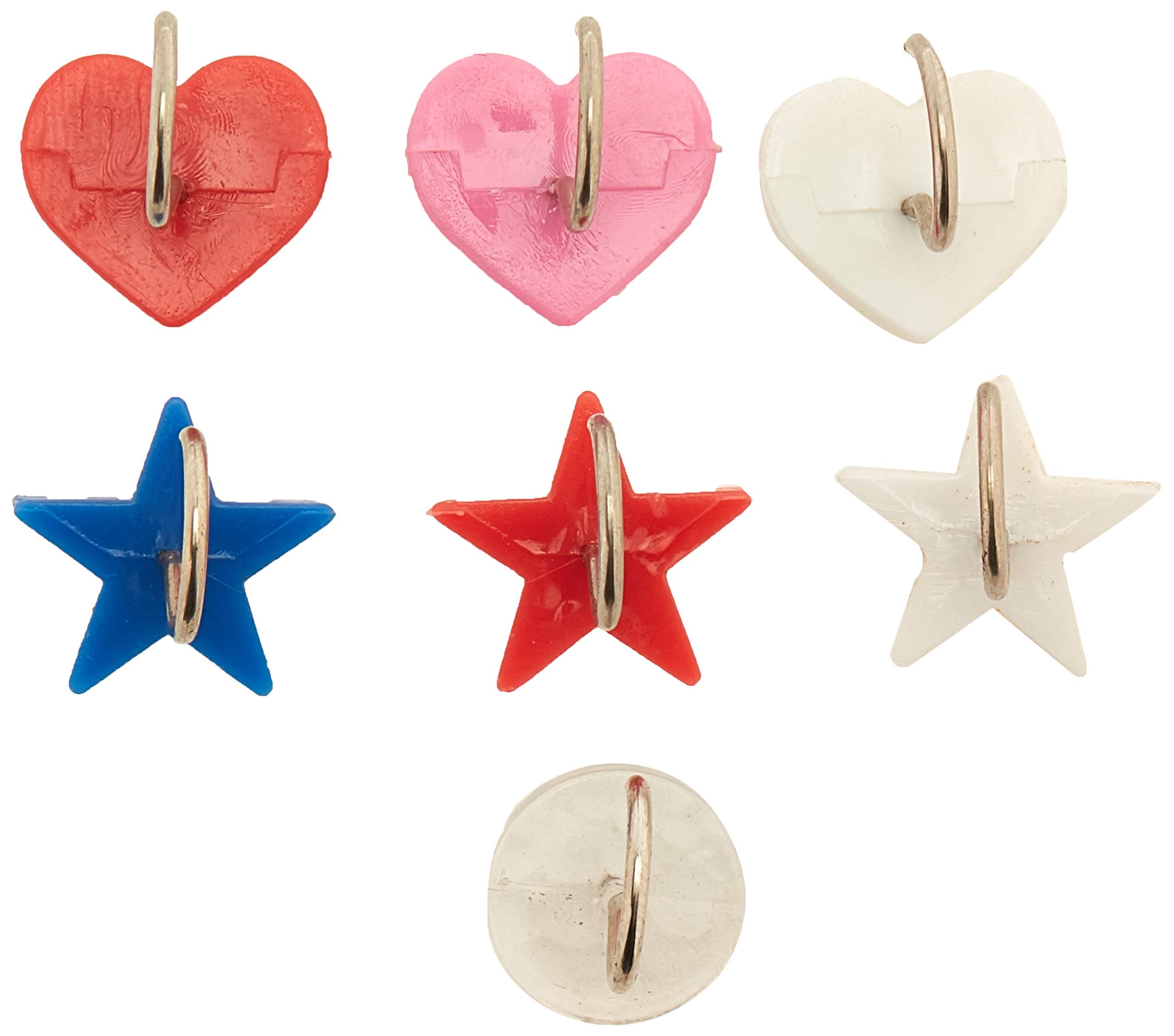 CraZy TACKz Re-Sale Pkg 144 Tacks (12 Blisterpacks Round & Clear - Plus 2 Free Other Style Packs)