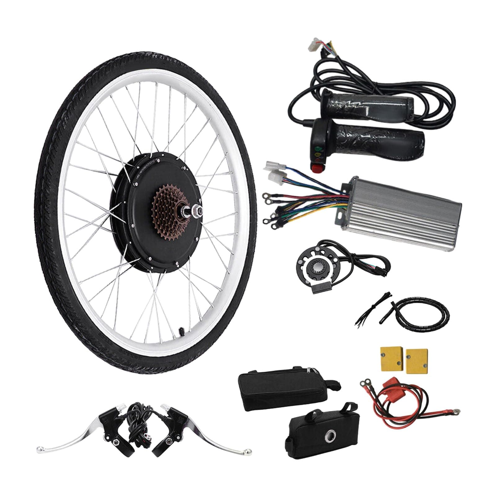 48V 26" Electric Bicycle Rear Wheel 1000W Ebike Hub Motor Conversion Kit (not included Battery) need 48V 1000w battery)