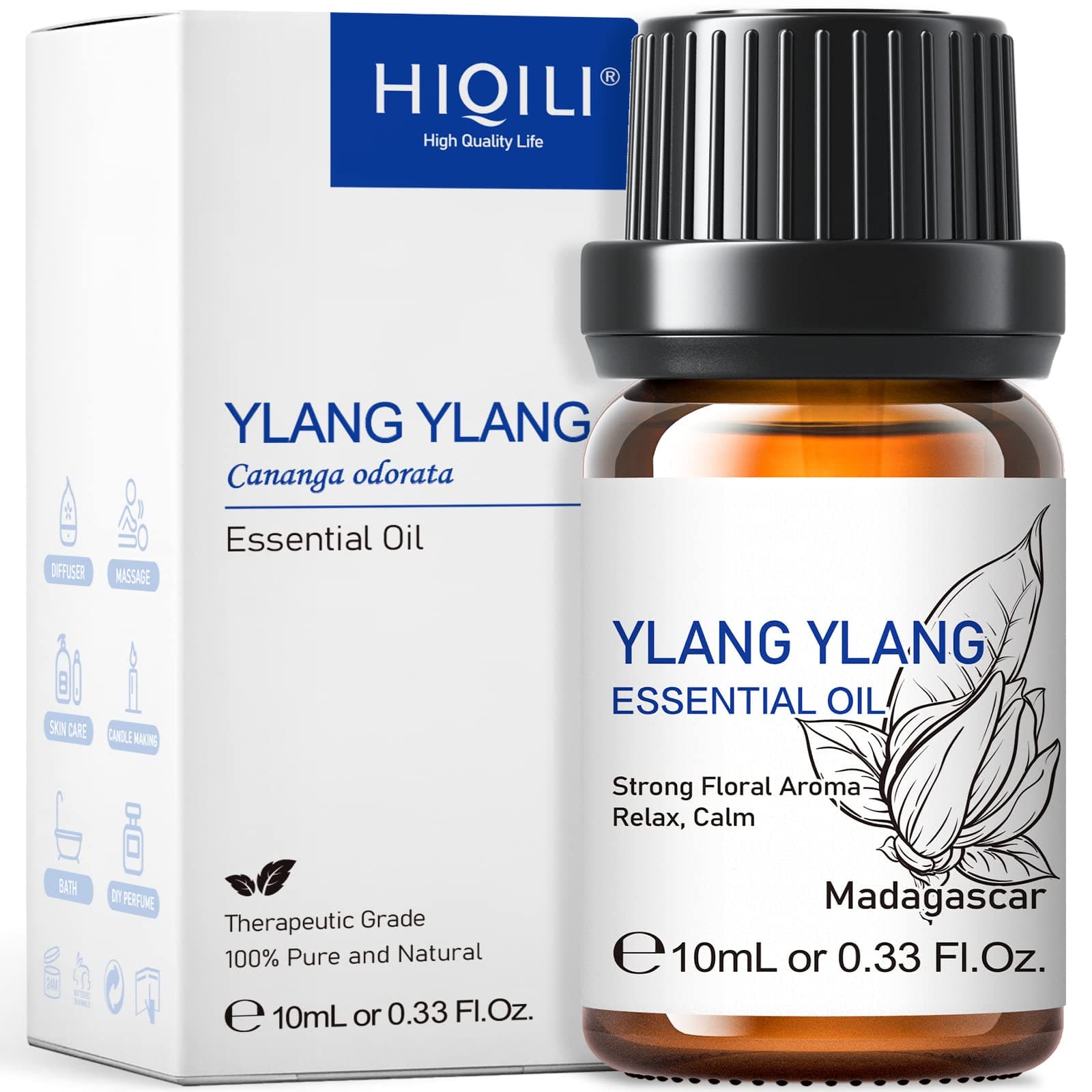 HIQILI Hiqili Ylang Ylang Ylang Diffuser Oil 10ml Long Lasting