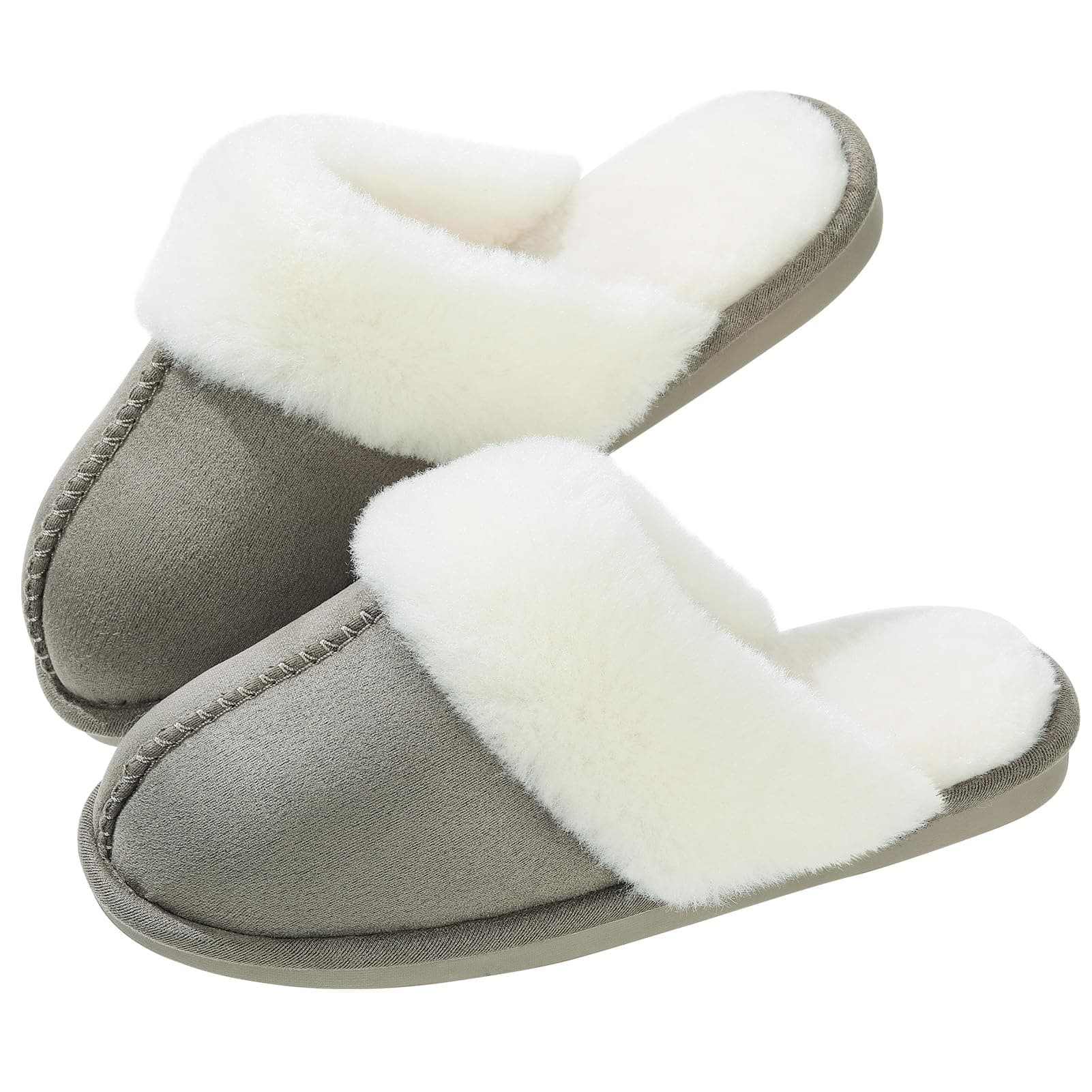 Parlovable Women's Memory Foam Slippers - Cloud-Like Comfort for Hard Floors, Ultra-Soft Machine Washable Indoor Outdoor House Shoes with Non-Slip Sole