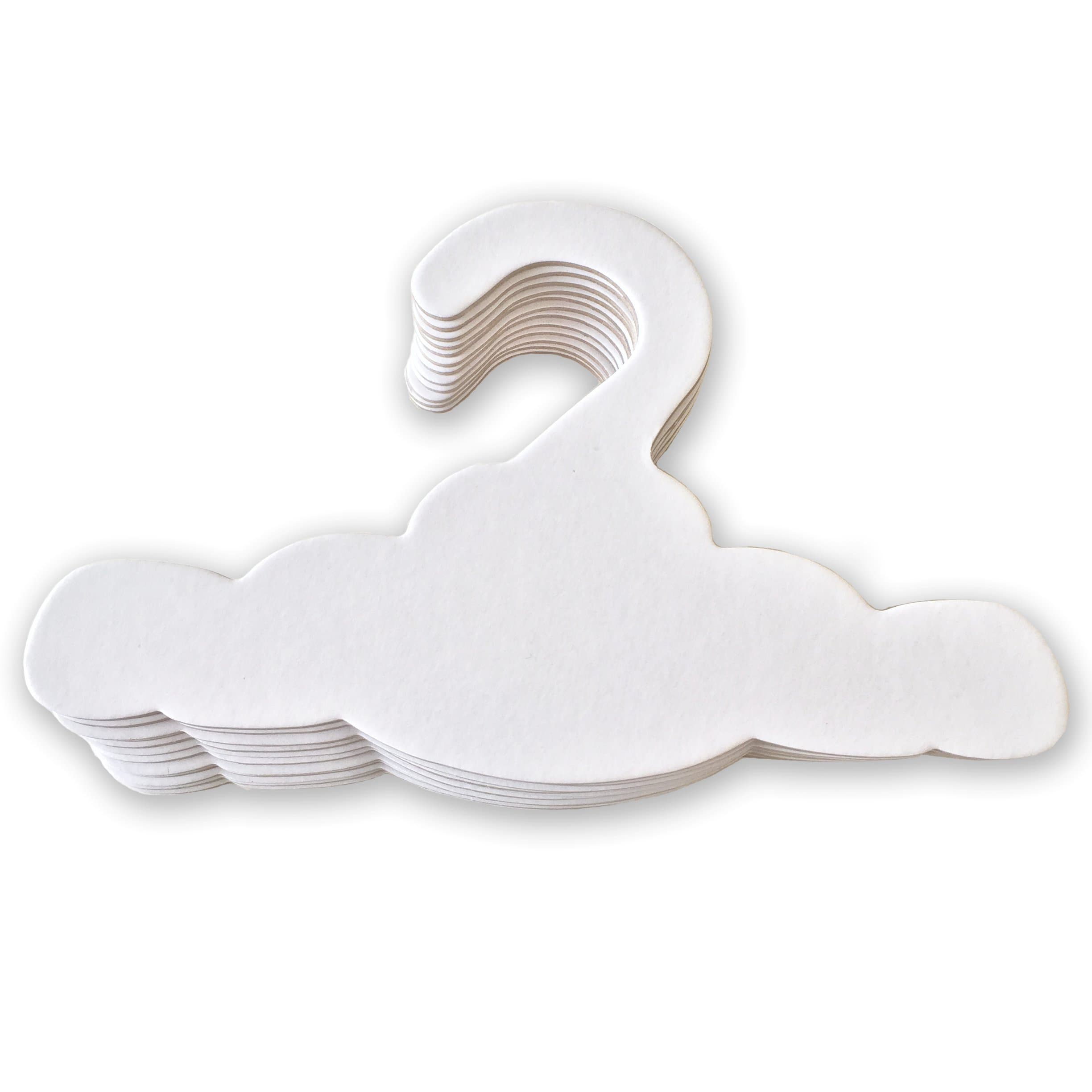 Eco-friendly Closet Hangers for Baby, Cloud Shaped, Set of 12
