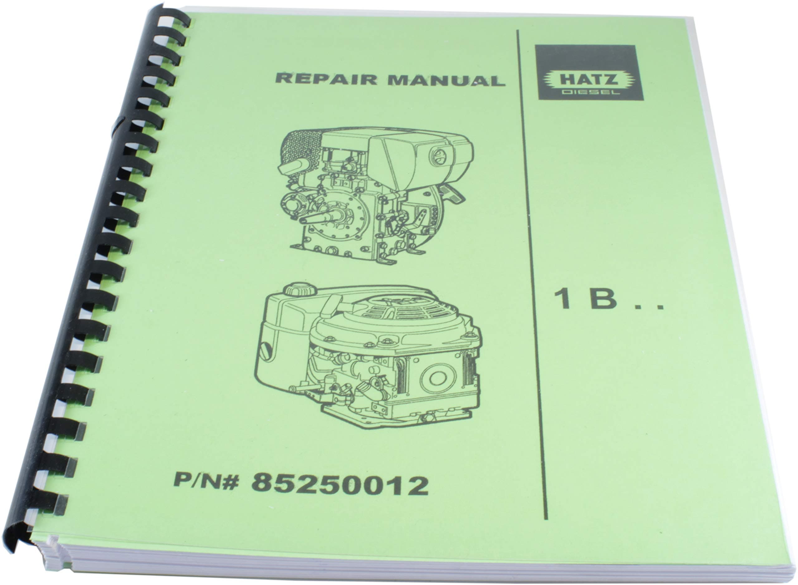 Hatz Diesel0000 852 500 12 REPAIR MANUAL 1B20/30/40+V Same As 85250012, 000085250012,"0000 852 500 12"